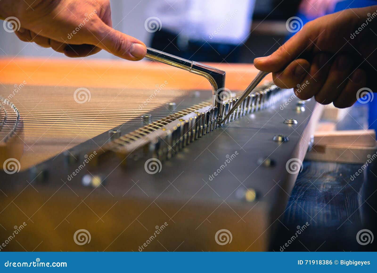 At the piano stock photo. Image of music, musician 71918386
