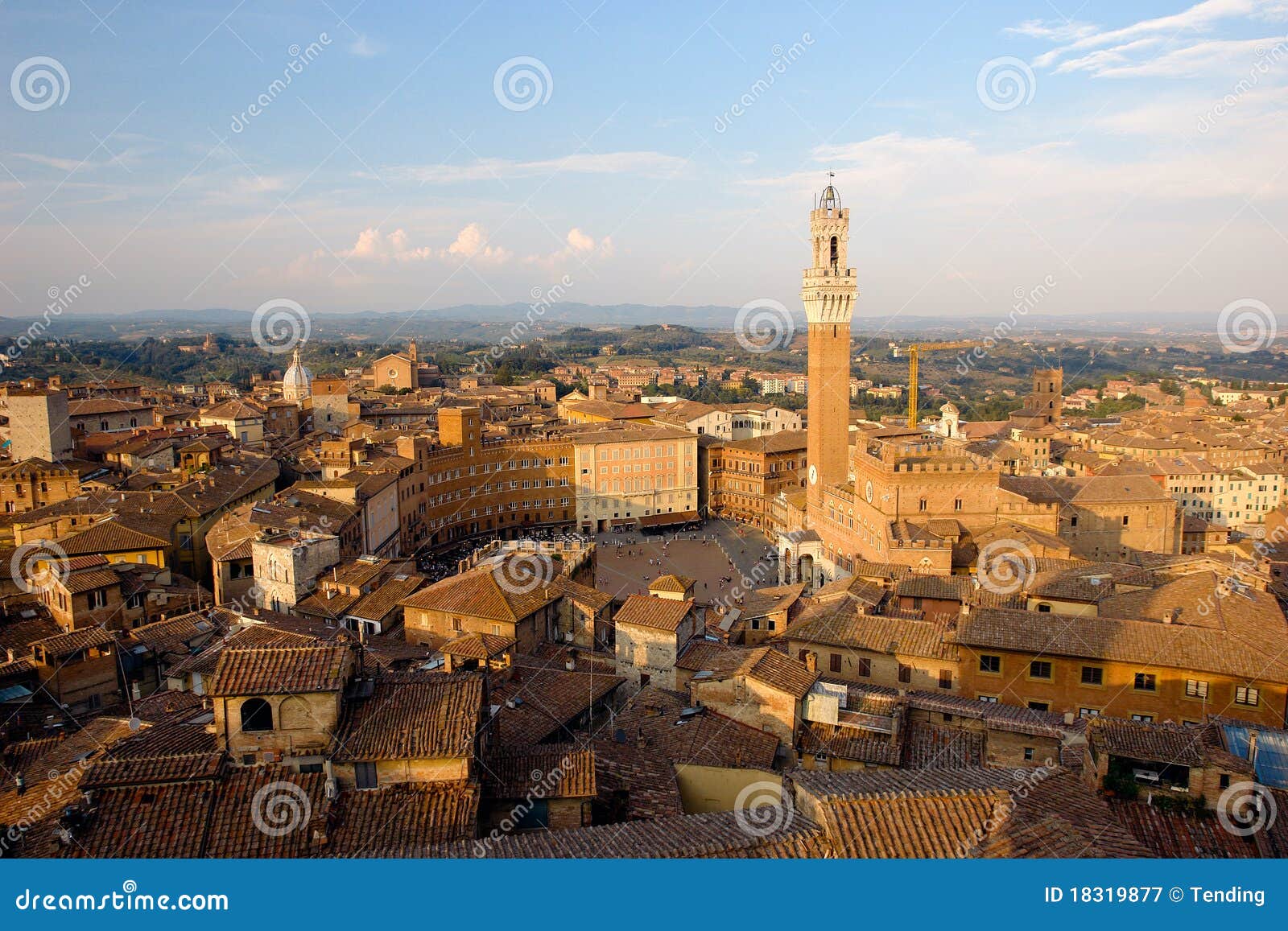 piazza del campo. siena