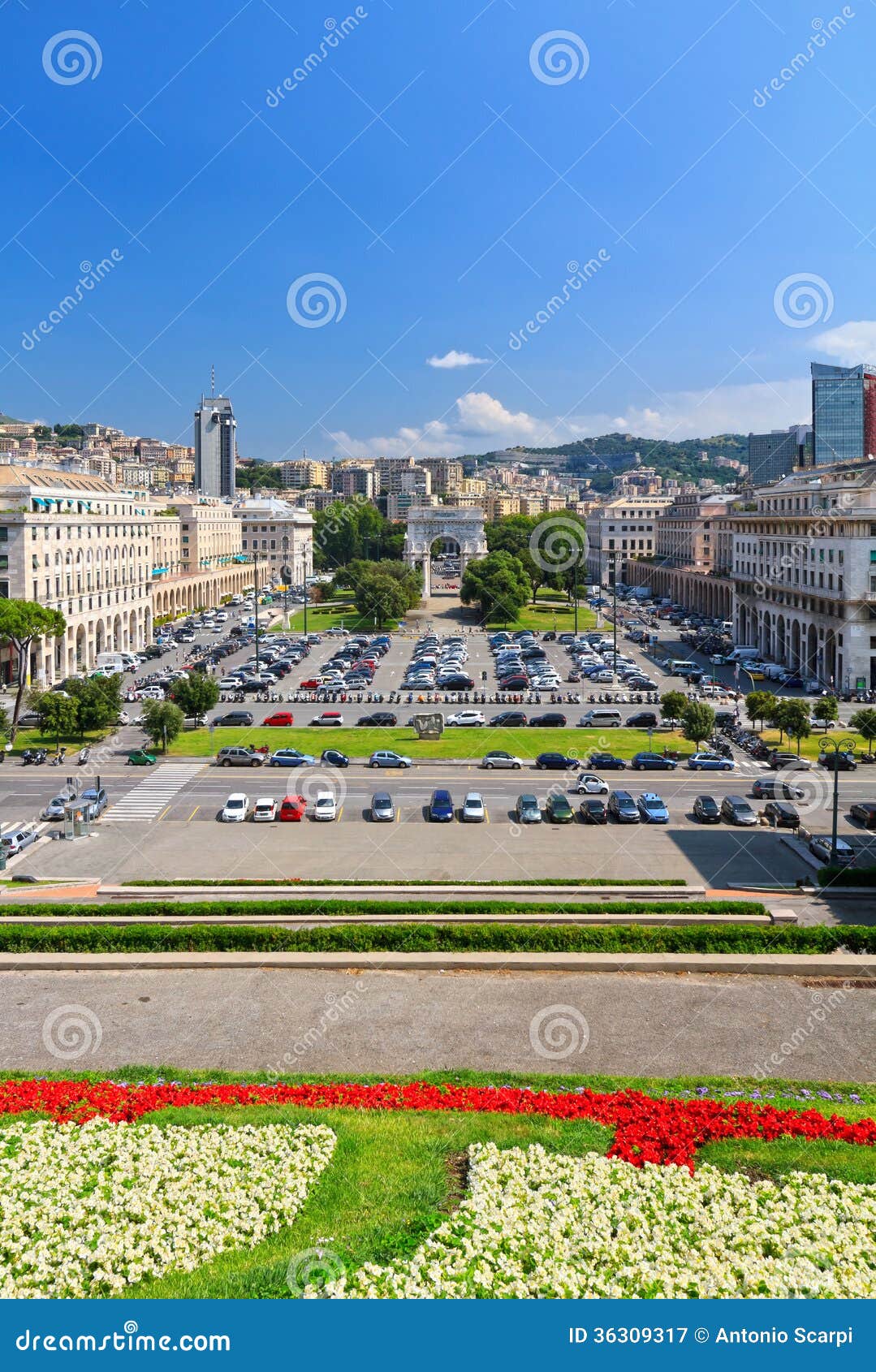 piazza della vittoria - genova