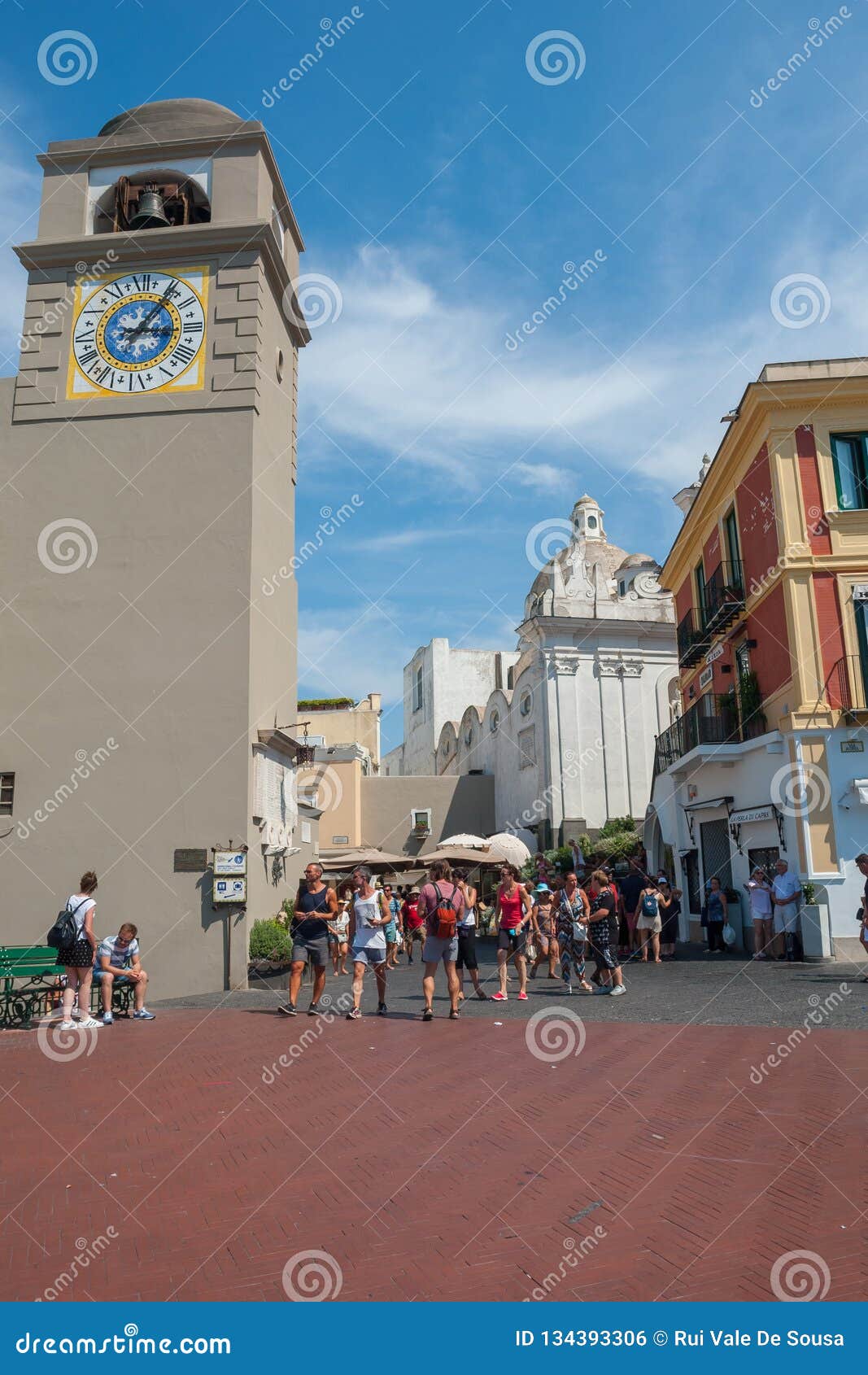 Piazza Umberto I photo éditorial. Image du repère, italie - 134393306