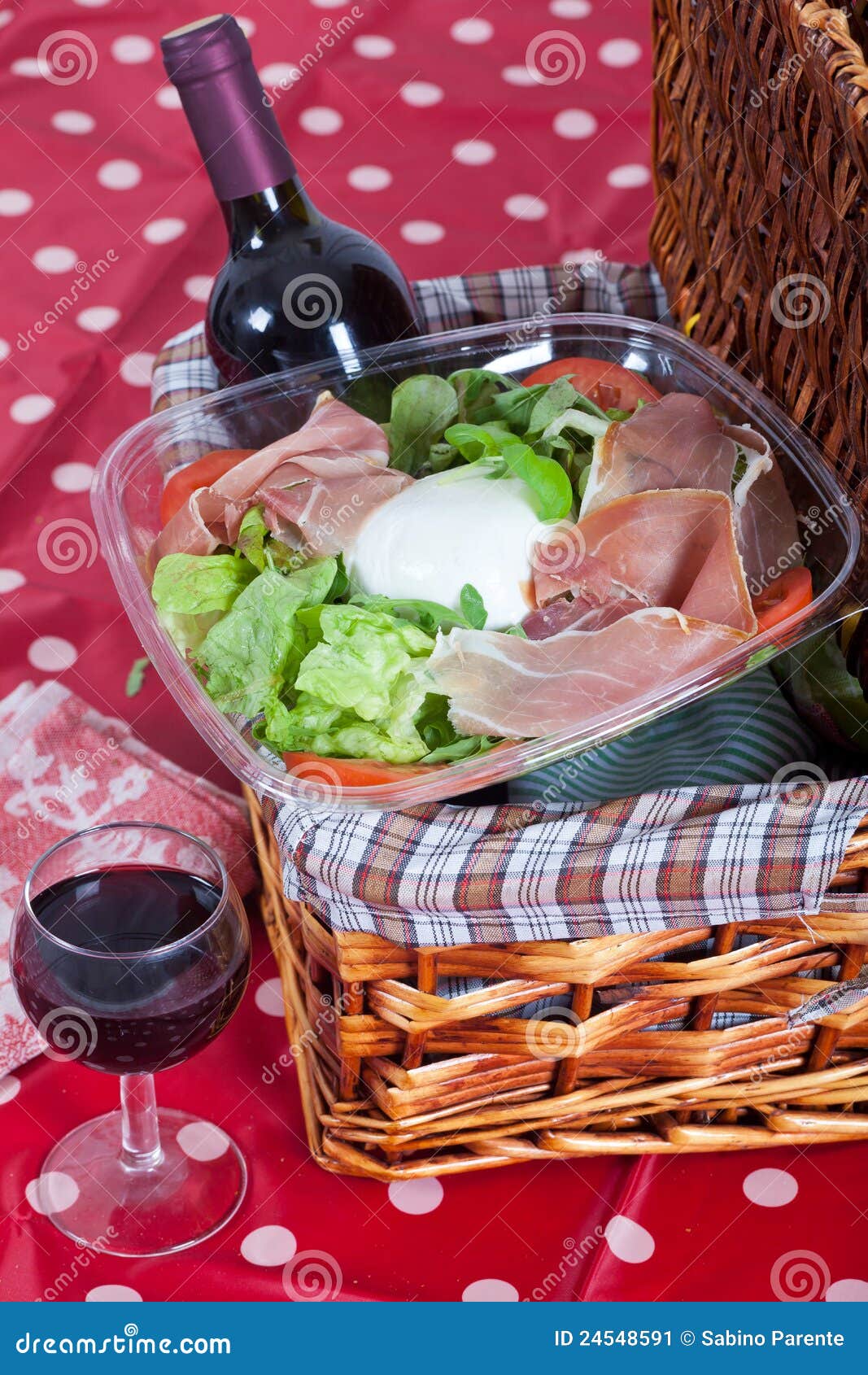 Picnic basket stock image. Image of cheese, nutrition 24548591
