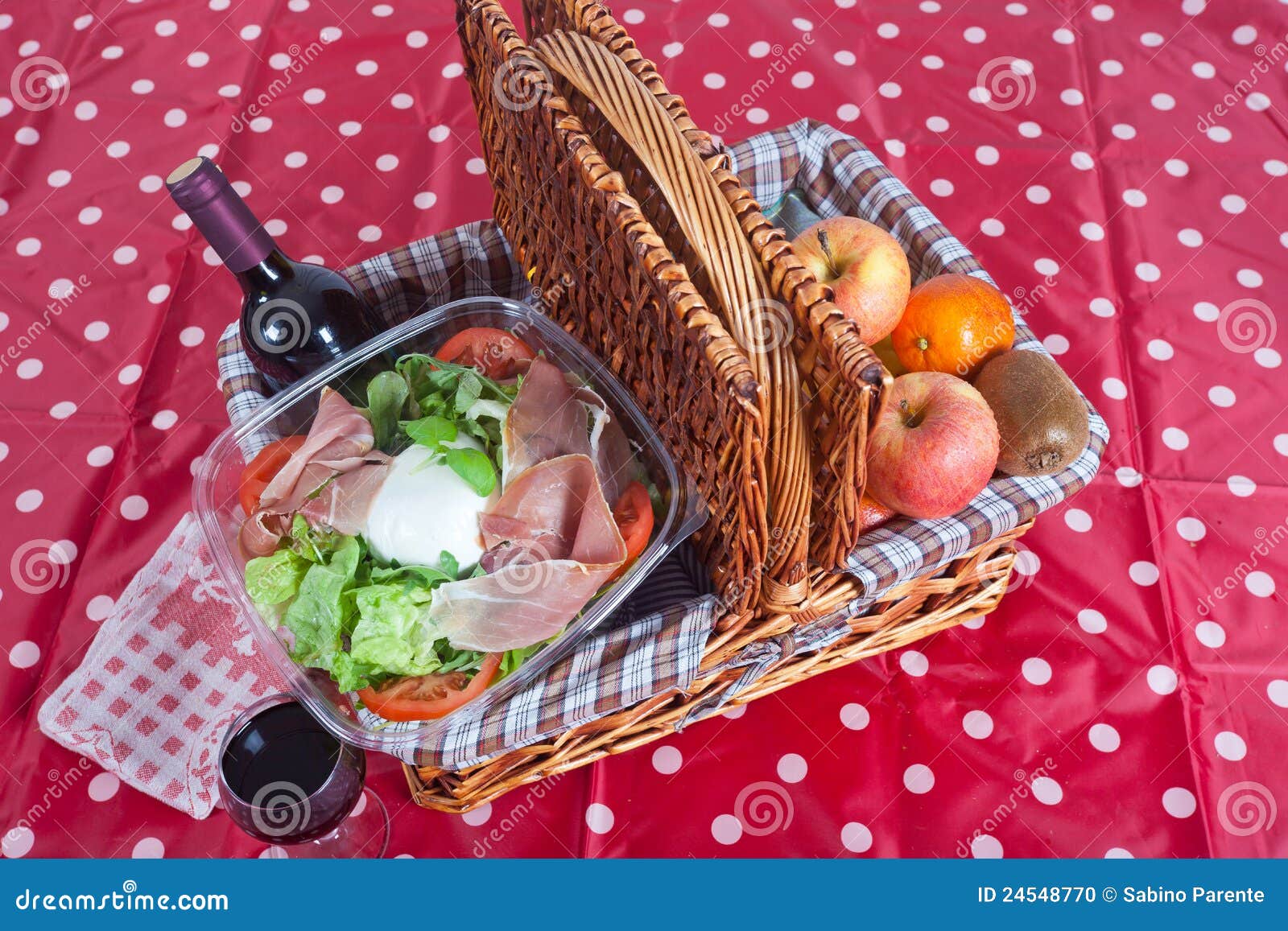 Picnic basket stock photo. Image of background, catering 24548770