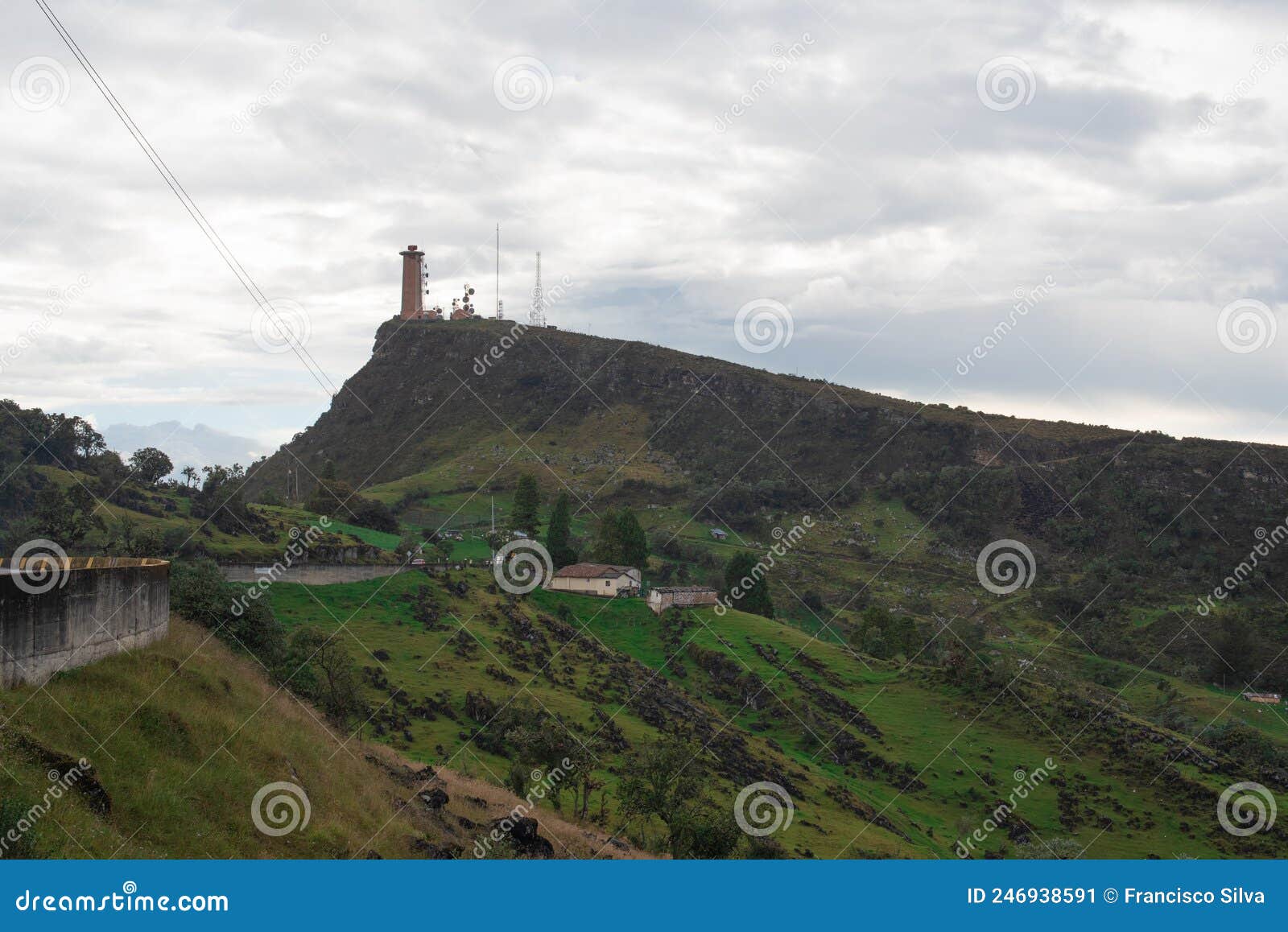 picacho toll bucaramanga santander with antennas in the berlin moor zone