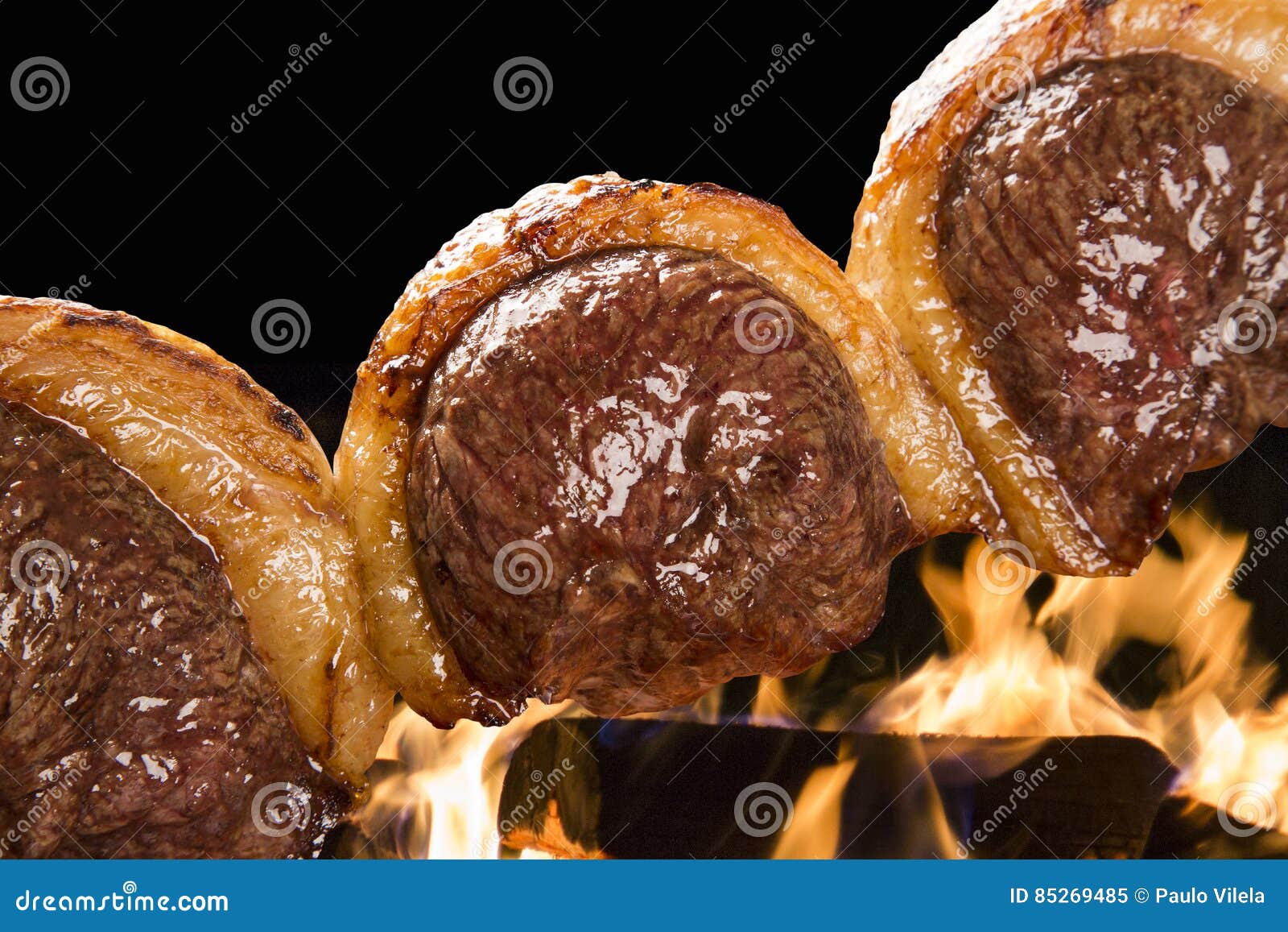 Churrasco Picanha Brazilian Barbecue Isolated Stock Image - Image of  eating, fire: 66395801