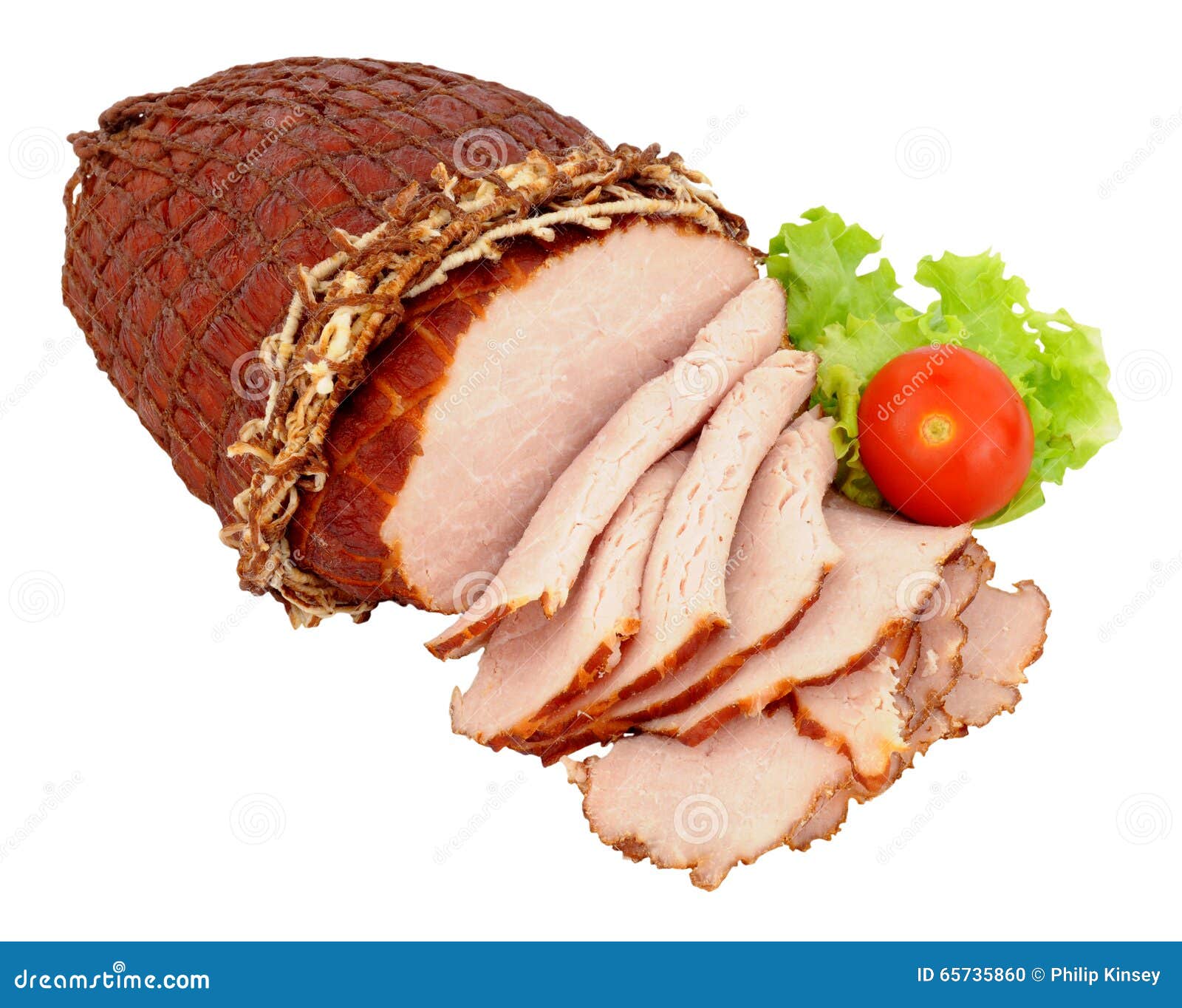 Piccolo Prosciutto Affumicato Dell'arrosto Fotografia Stock Immagine