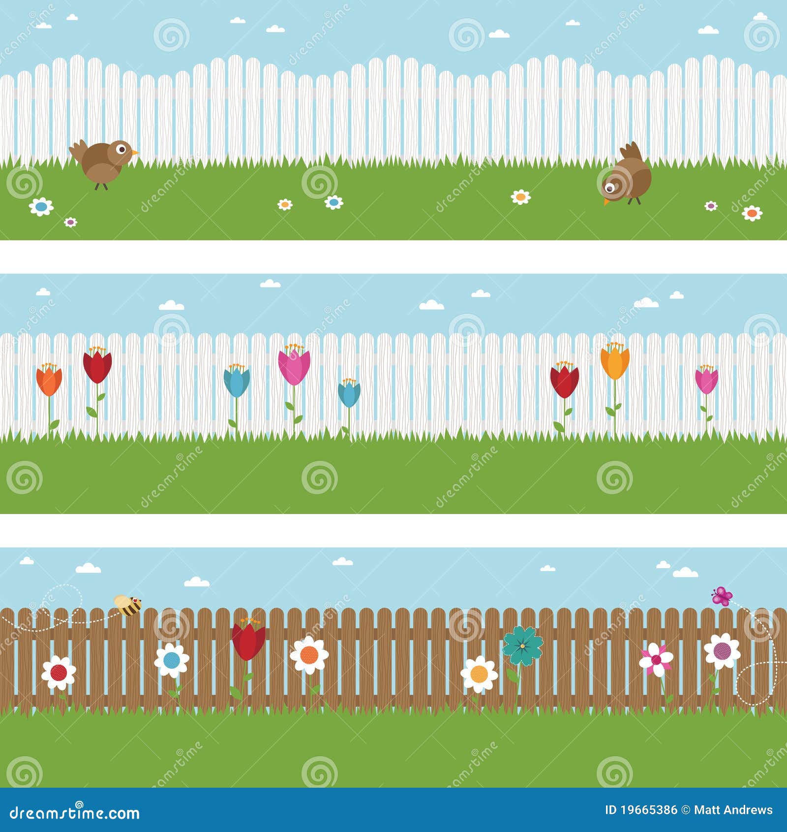 picket fence banners