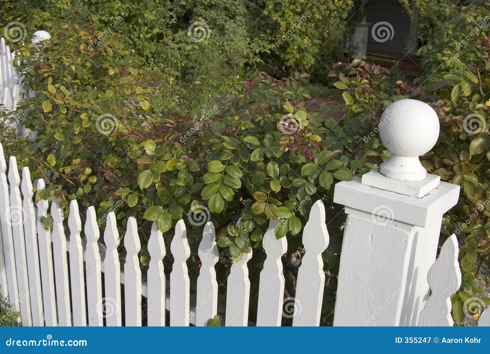 Picket Fence Detail stock image. Image of wash, picket 355247