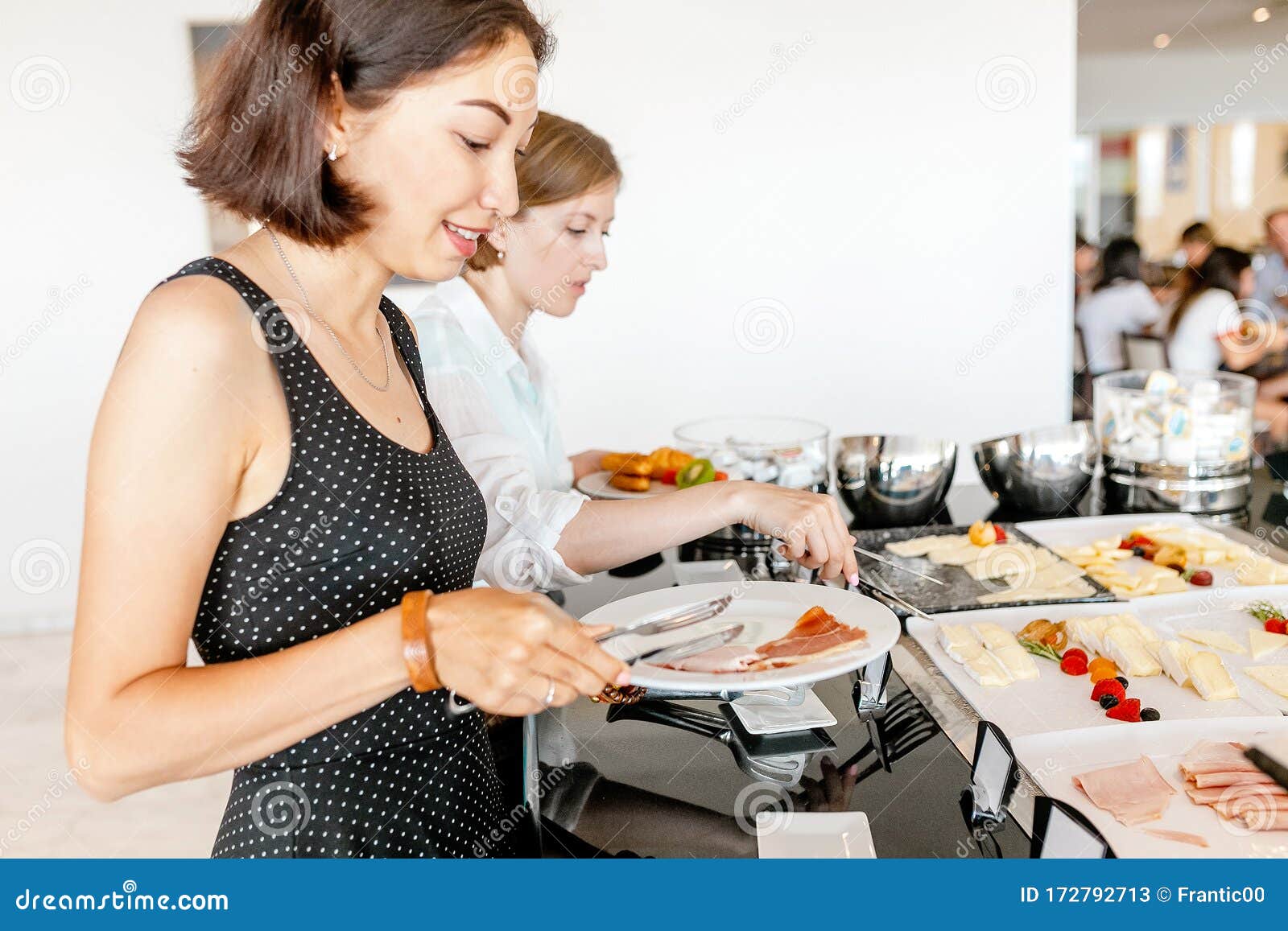 picking-food-at-all-you-can-eat-buffet-in-breakfast-at-hotel-stock-image-image-of-meal-family