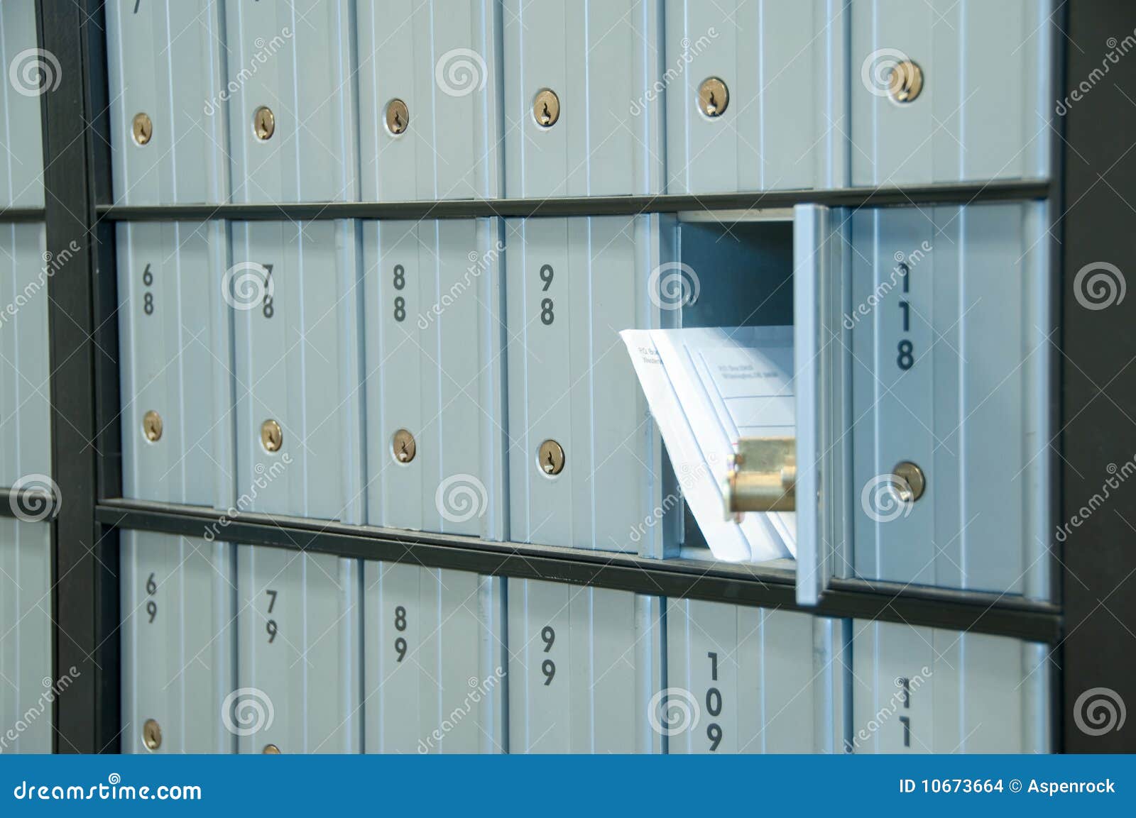 Picking up the mail stock photo. Image of letters, post 10673664