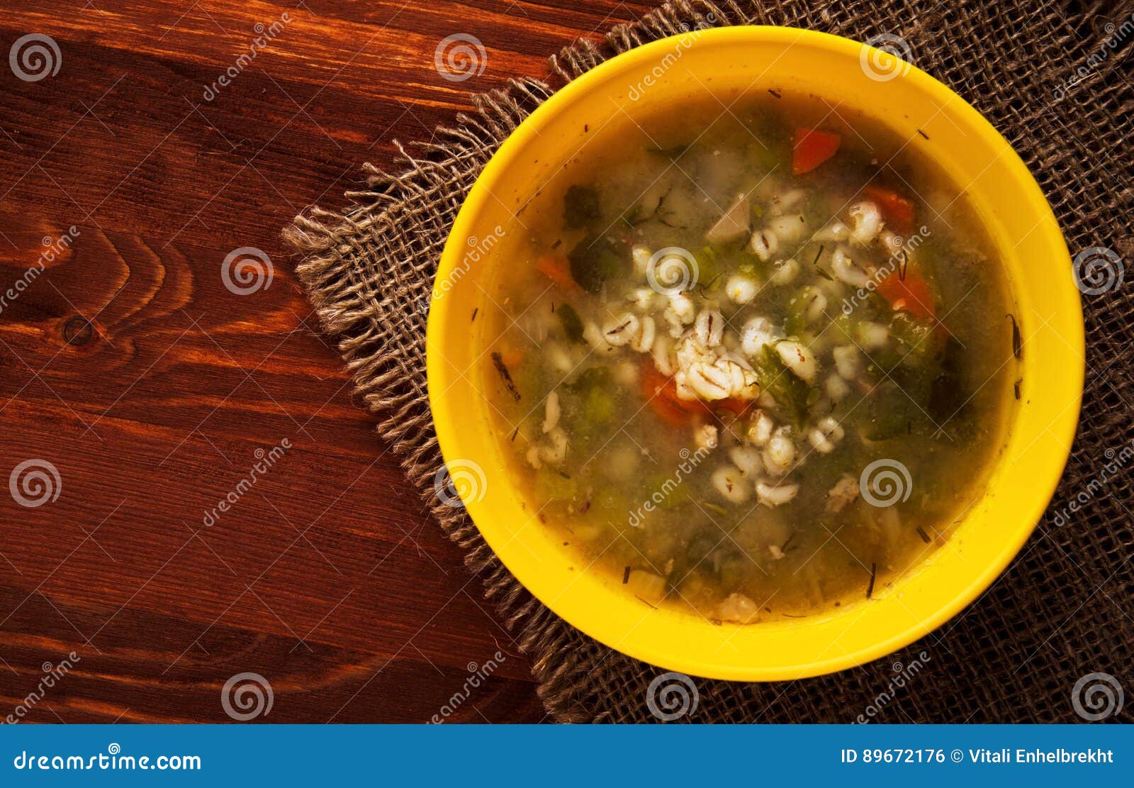 Pickle soup .healthy soup stock photo. Image of meal 89672176