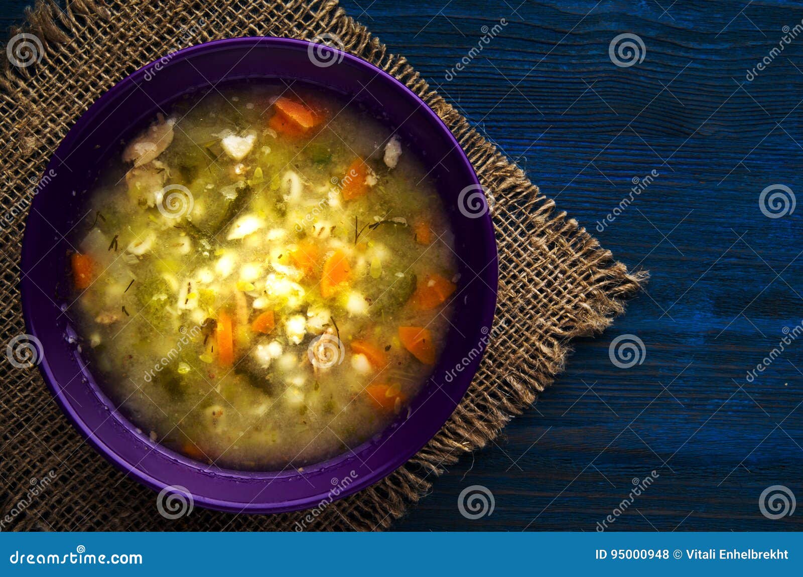 Pickle soup .healthy soup stock photo. Image of appetizer 95000948