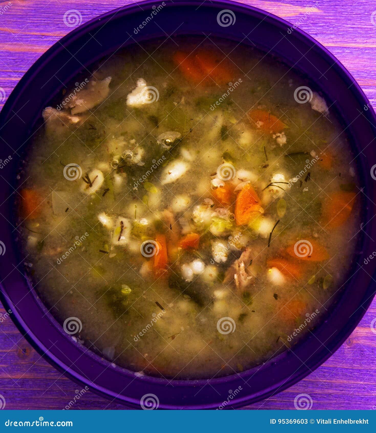 Pickle soup .healthy soup stock image. Image of dish 95369603