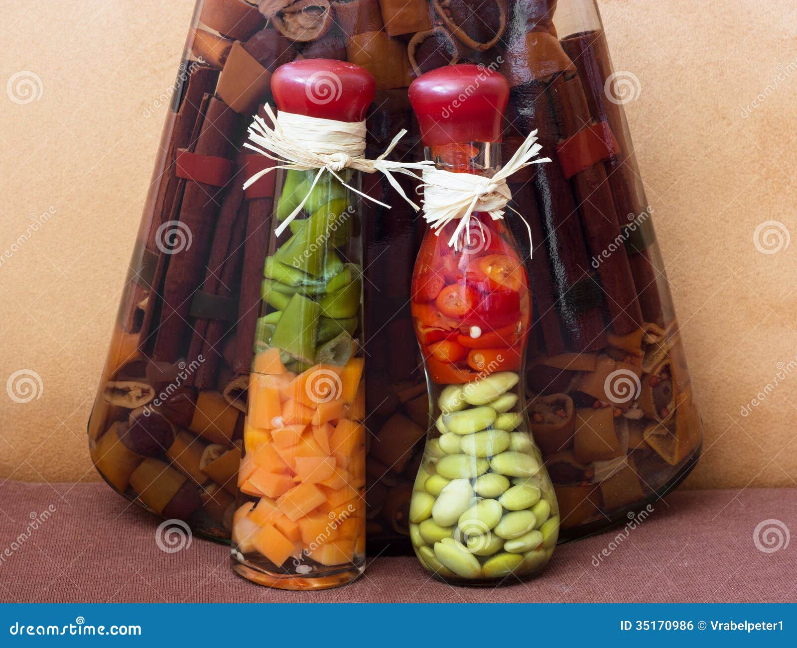 Pickle Vegetable and Pasta in Oil Stock Photo Image of food, cooking