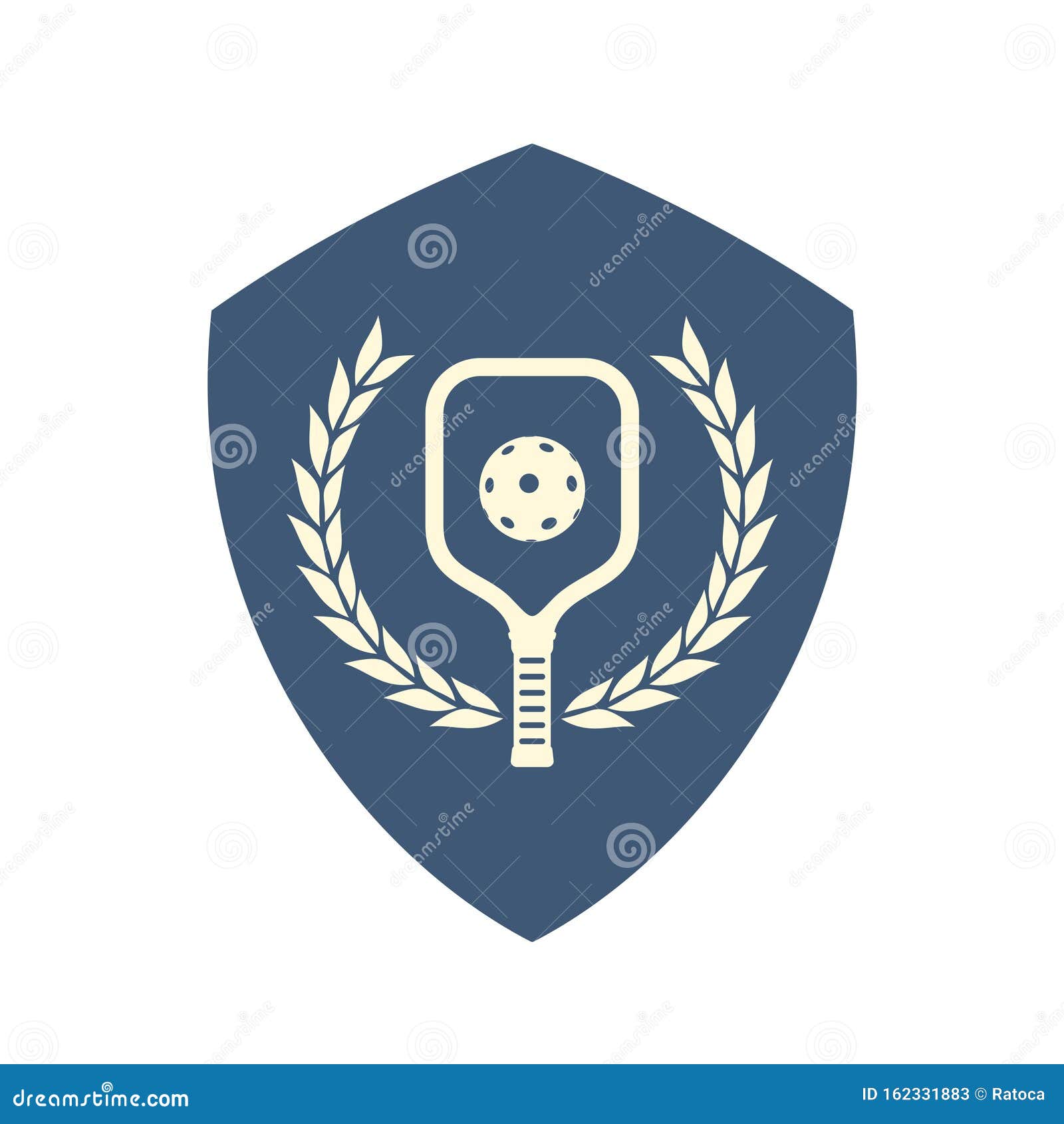 Pickleball sport symbol stock vector. Illustration of competition