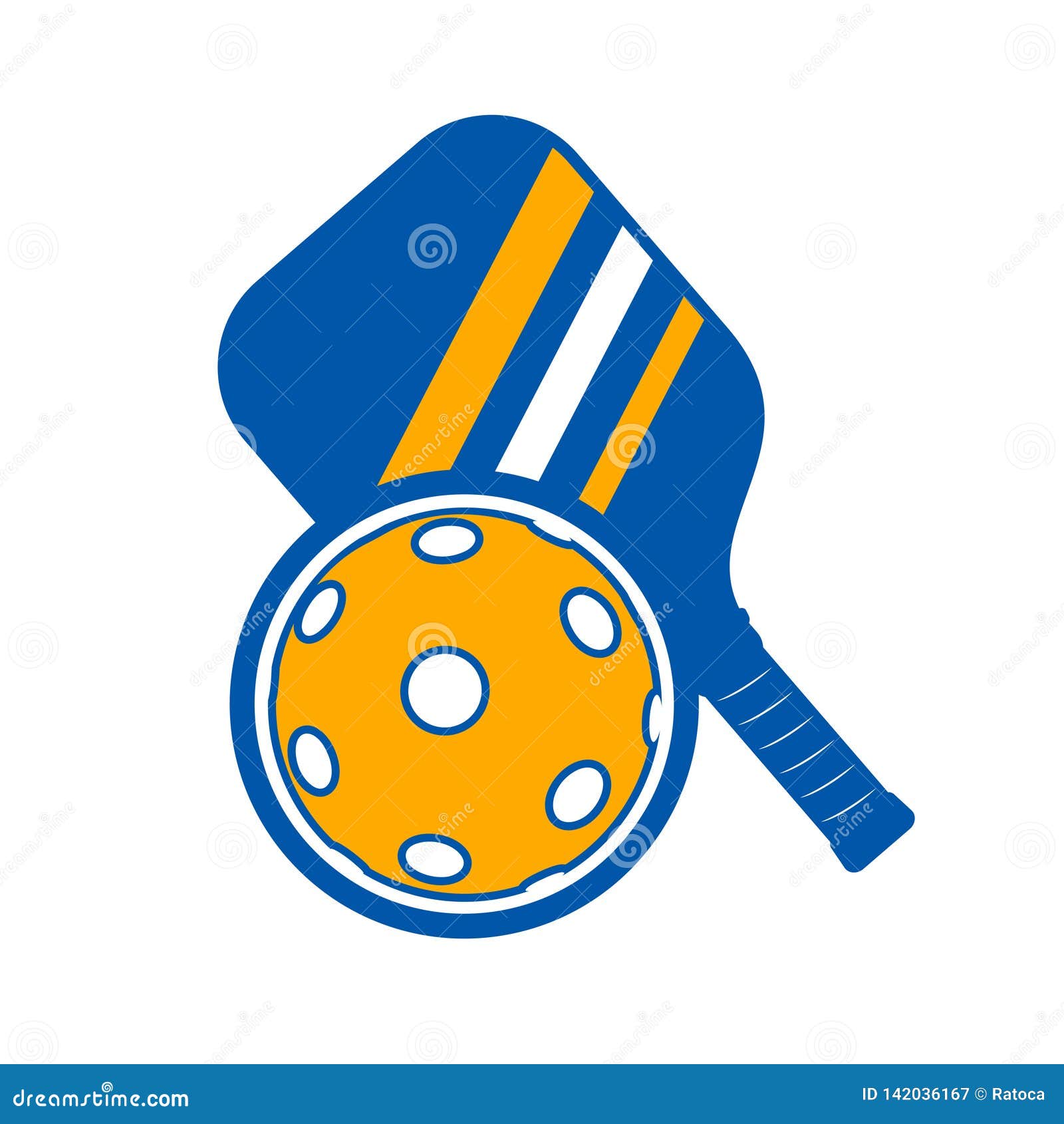 Pickleball symbol design stock vector. Illustration of symbol 142036167