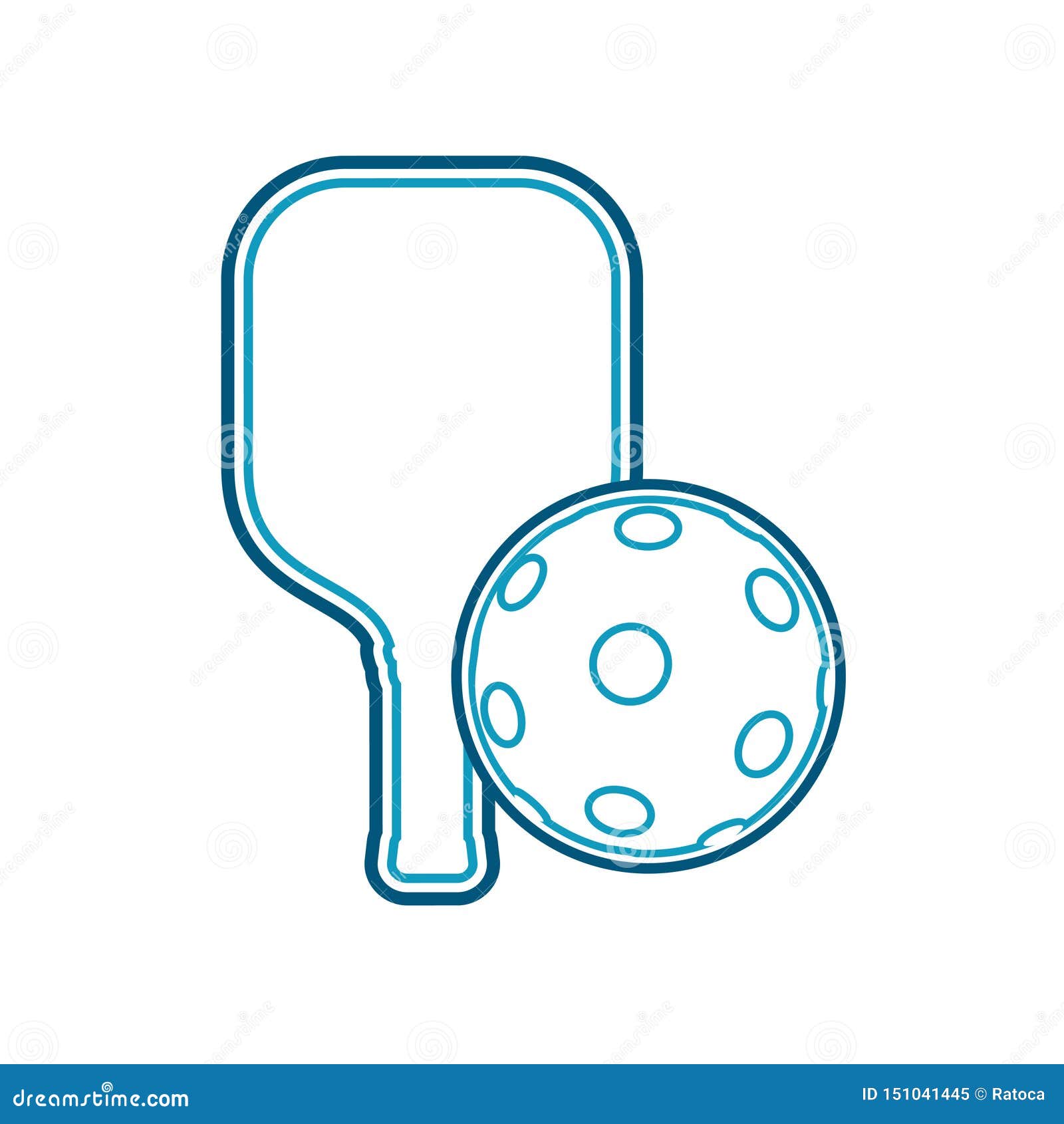 Pickleball symbol design stock vector. Illustration of hobby 151041445