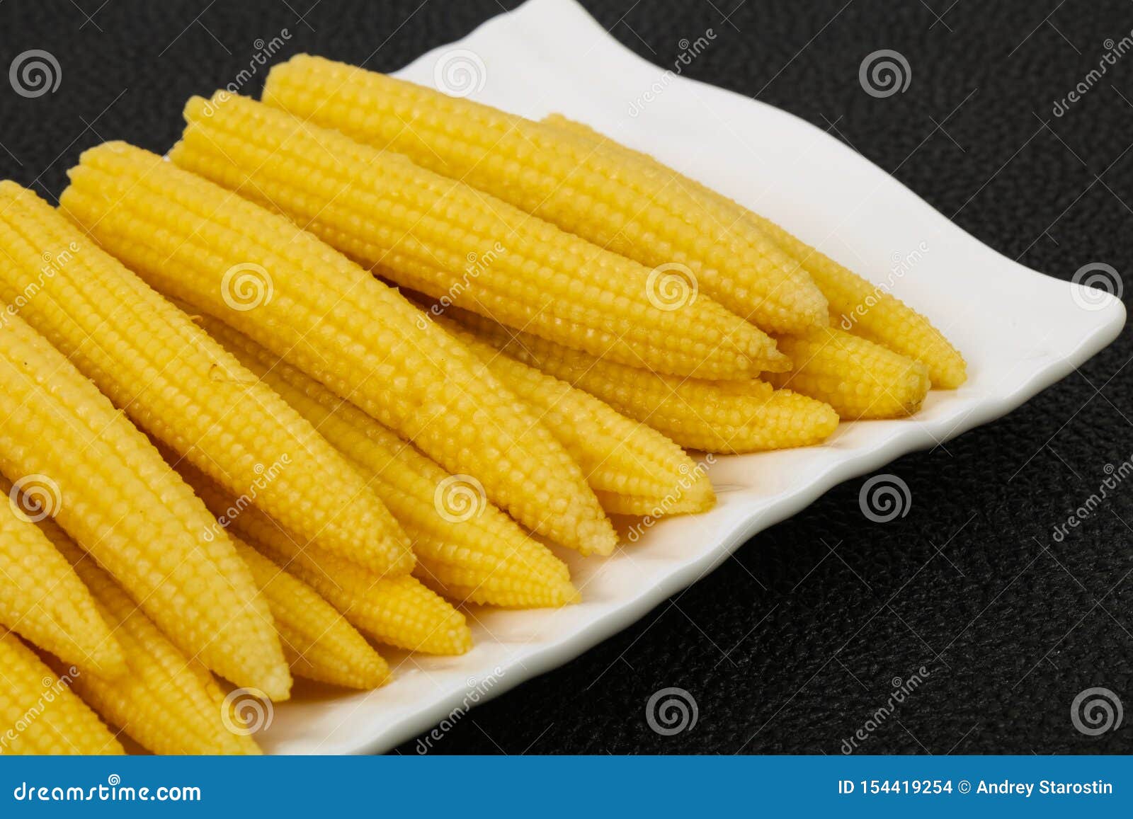 Pickled baby corn stock photo. Image of meal, ingredient 154419254