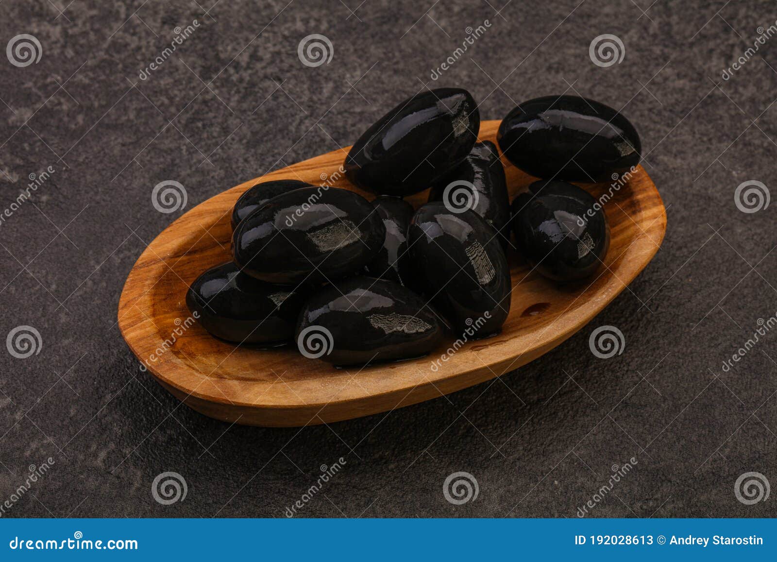 Pickled Black Olives in the Bowl Stock Image Image of closeup, diet