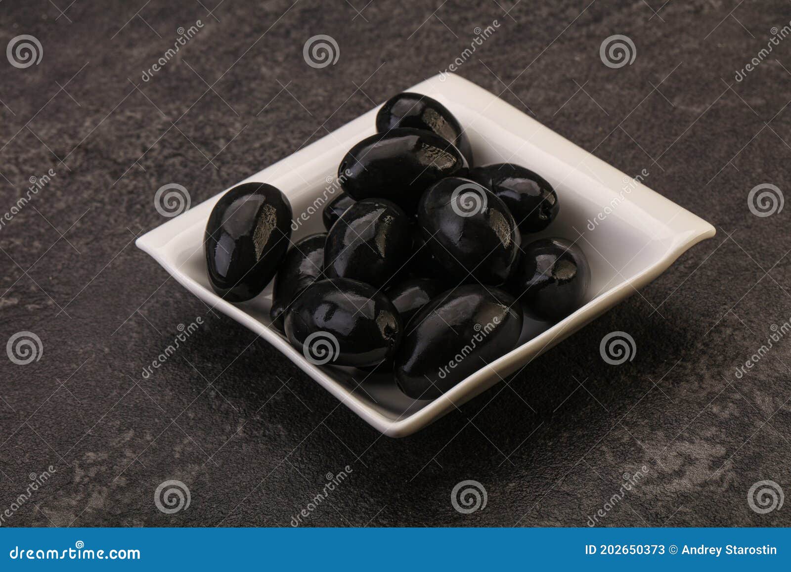 Pickled Black Olives in the Bowl Stock Image Image of food, fresh
