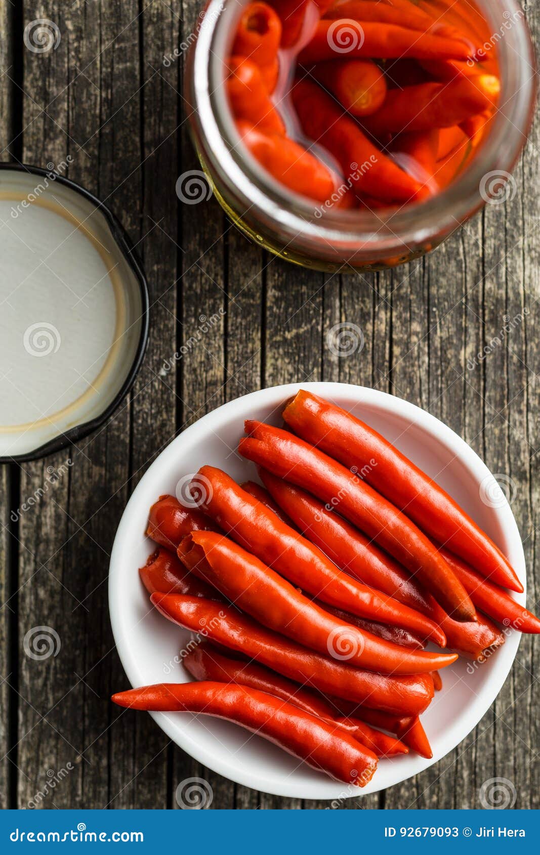 Pickled chili peppers. stock image. Image of ripe, pepperoni 92679093