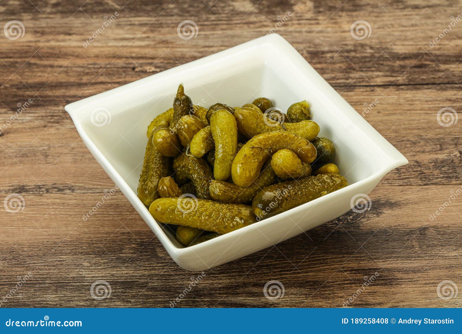 Pickled Gherkin in the Bowl Stock Photo Image of pickle, healthy