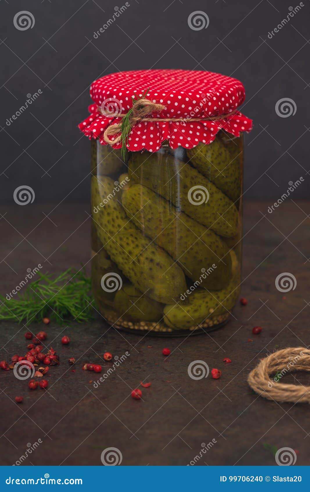 Pickled gherkins stock photo. Image of countryside, canned 99706240