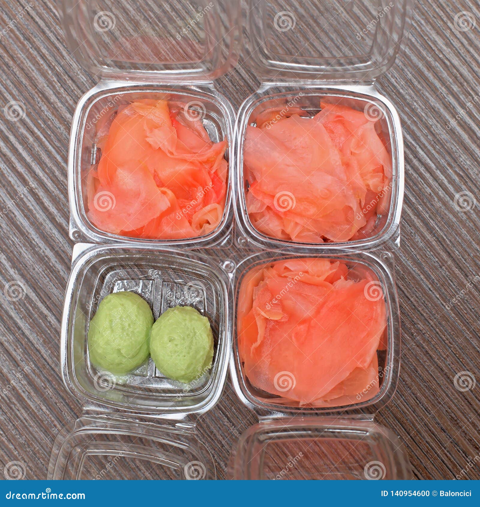 Pickled Ginger Wasabi stock photo. Image of paste, japanese 140954600