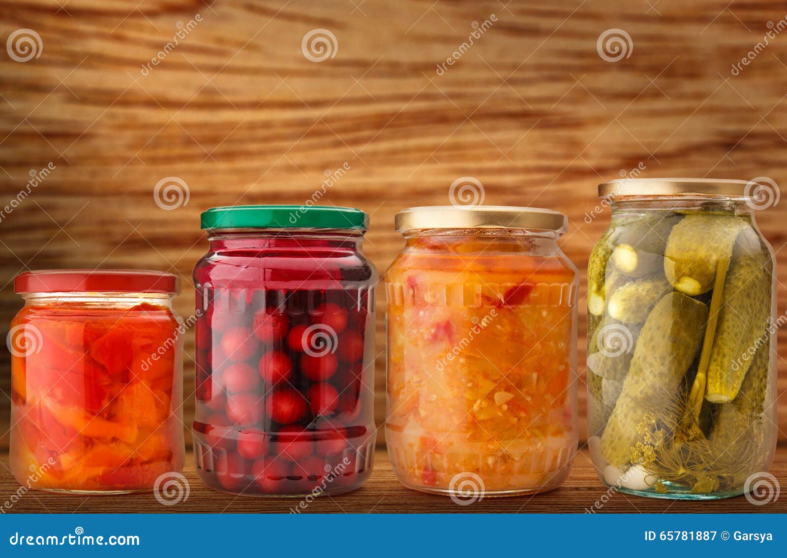 Pickled vegetables in jar stock image. Image of kitchen 65781887