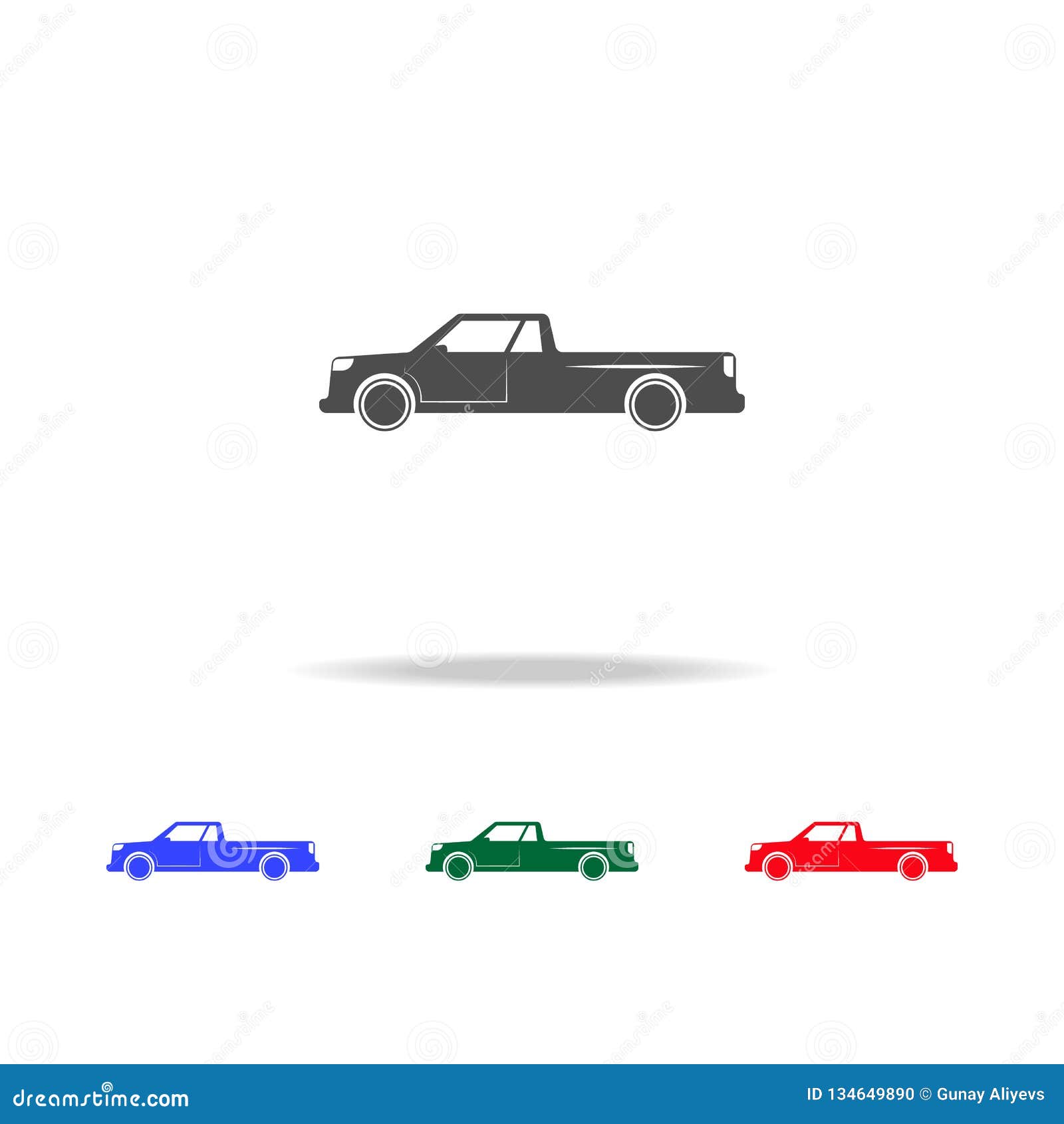 pickup icons. s of transport  in multi colored icons. premium quality graphic  icon. simple icon for websites