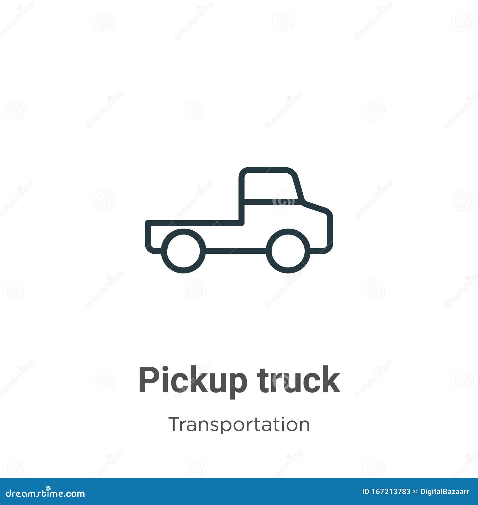 Free Free 175 Pickup Truck Outline Svg SVG PNG EPS DXF File