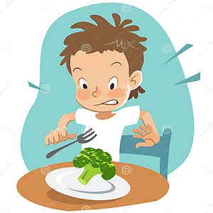 Little Picky Eater Stock Photo CartoonDealer 61872468