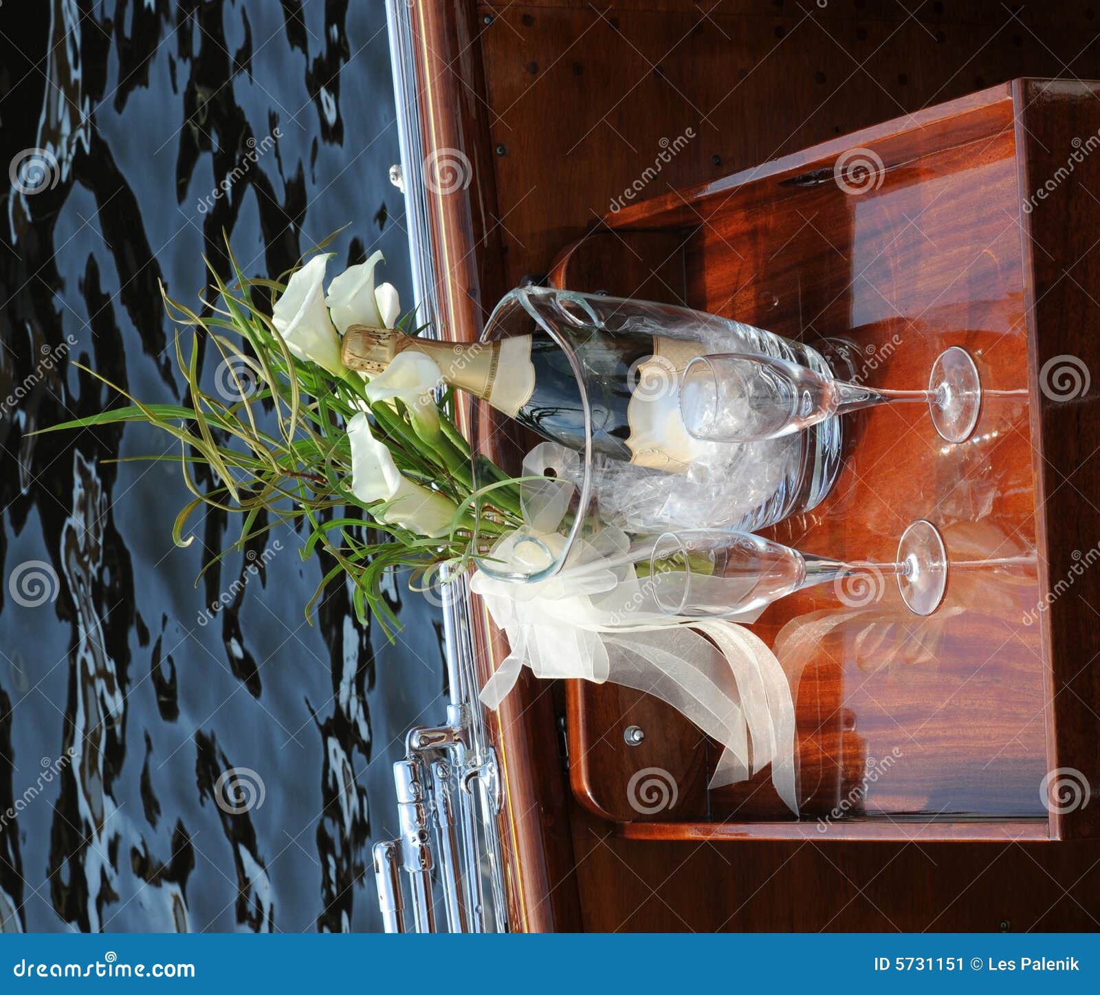 Picnic Basket and Champagne Stock Image Image of wine, wood 5731151