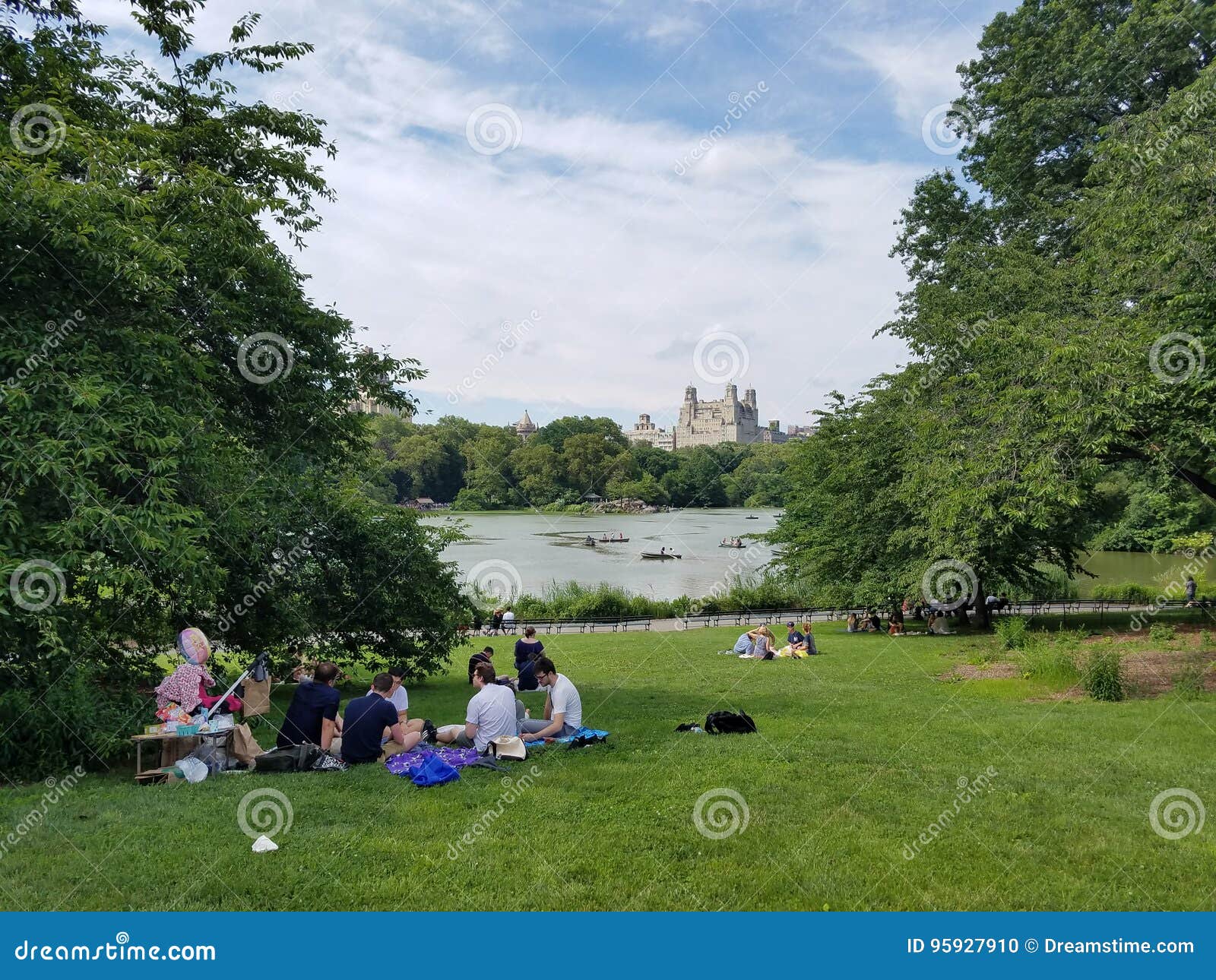 Picnic at Central Park editorial image. Image of park 95927910