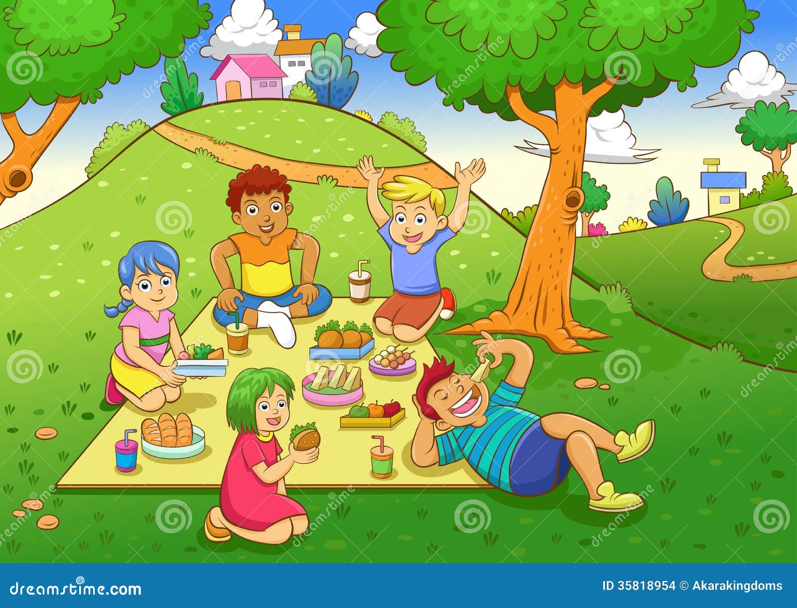 Picnic Cartoons, Illustrations & Vector Stock Images - 134806 Pictures