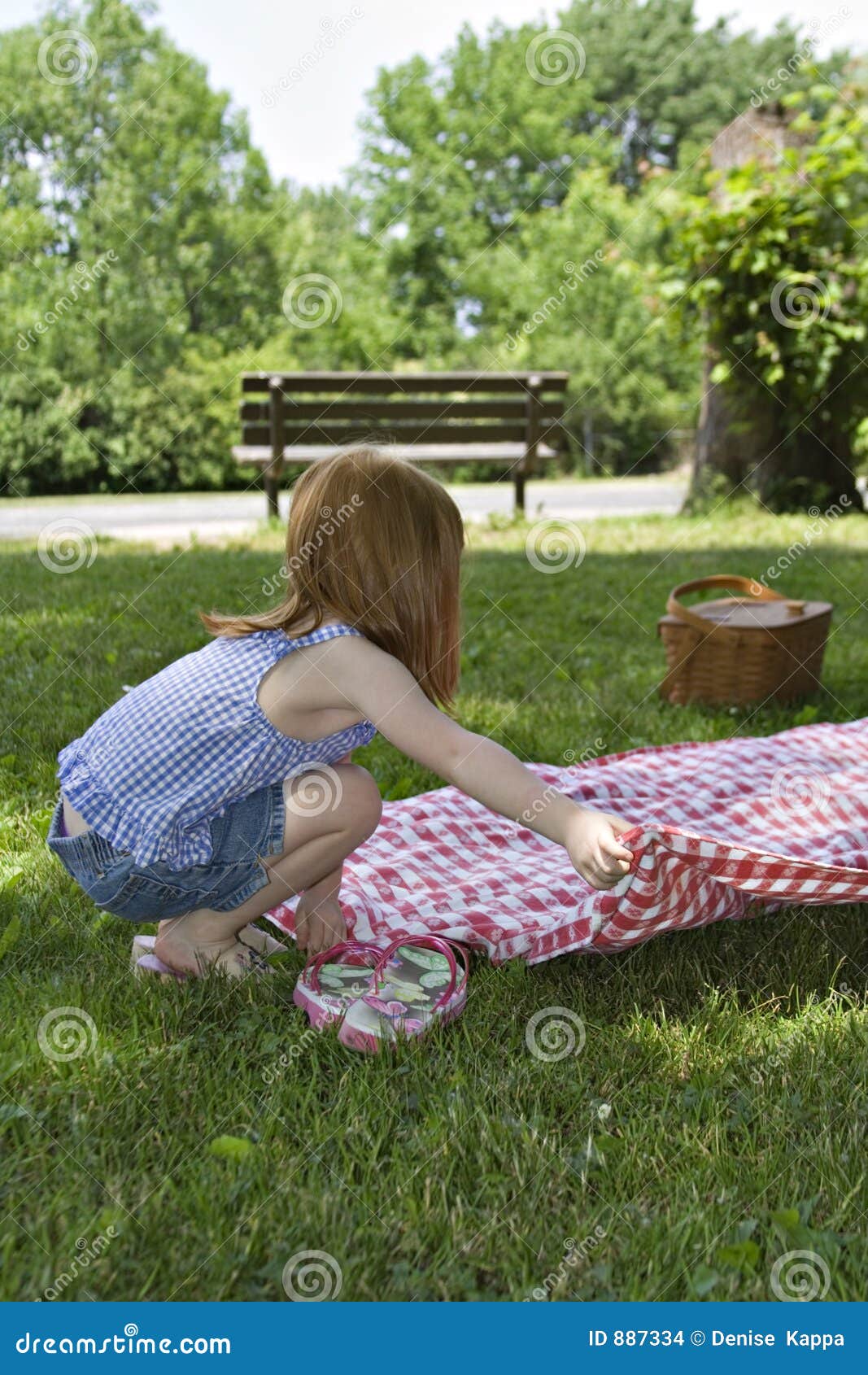 Picnic Lunch stock photo. Image of child, cute, enjoya 887334
