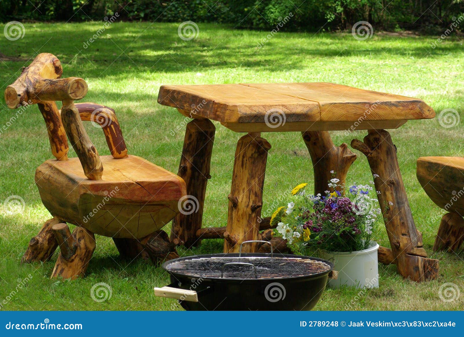 Picnic place stock photo. Image of sawn, metal, handmade - 2789248