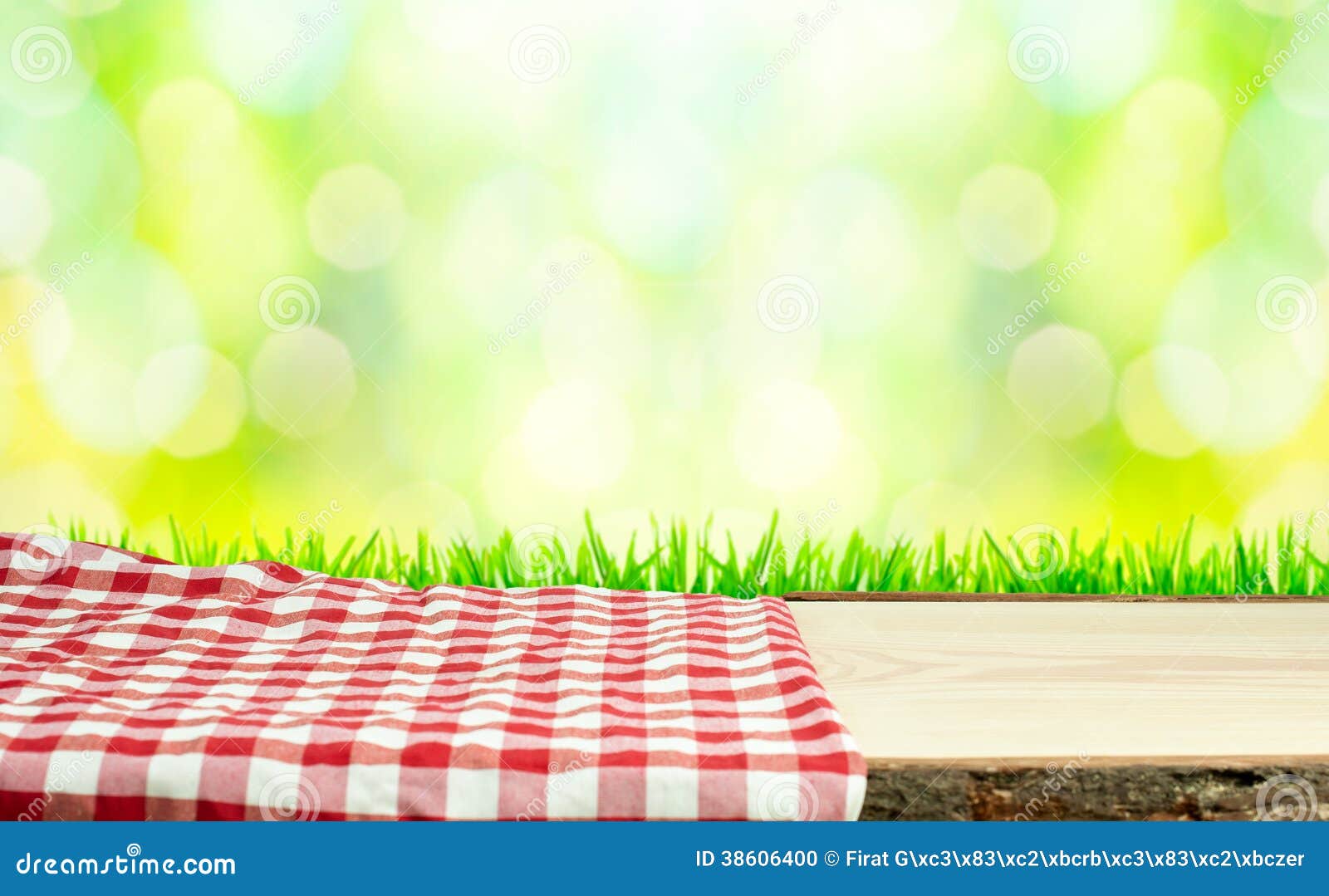 picnic table in nature