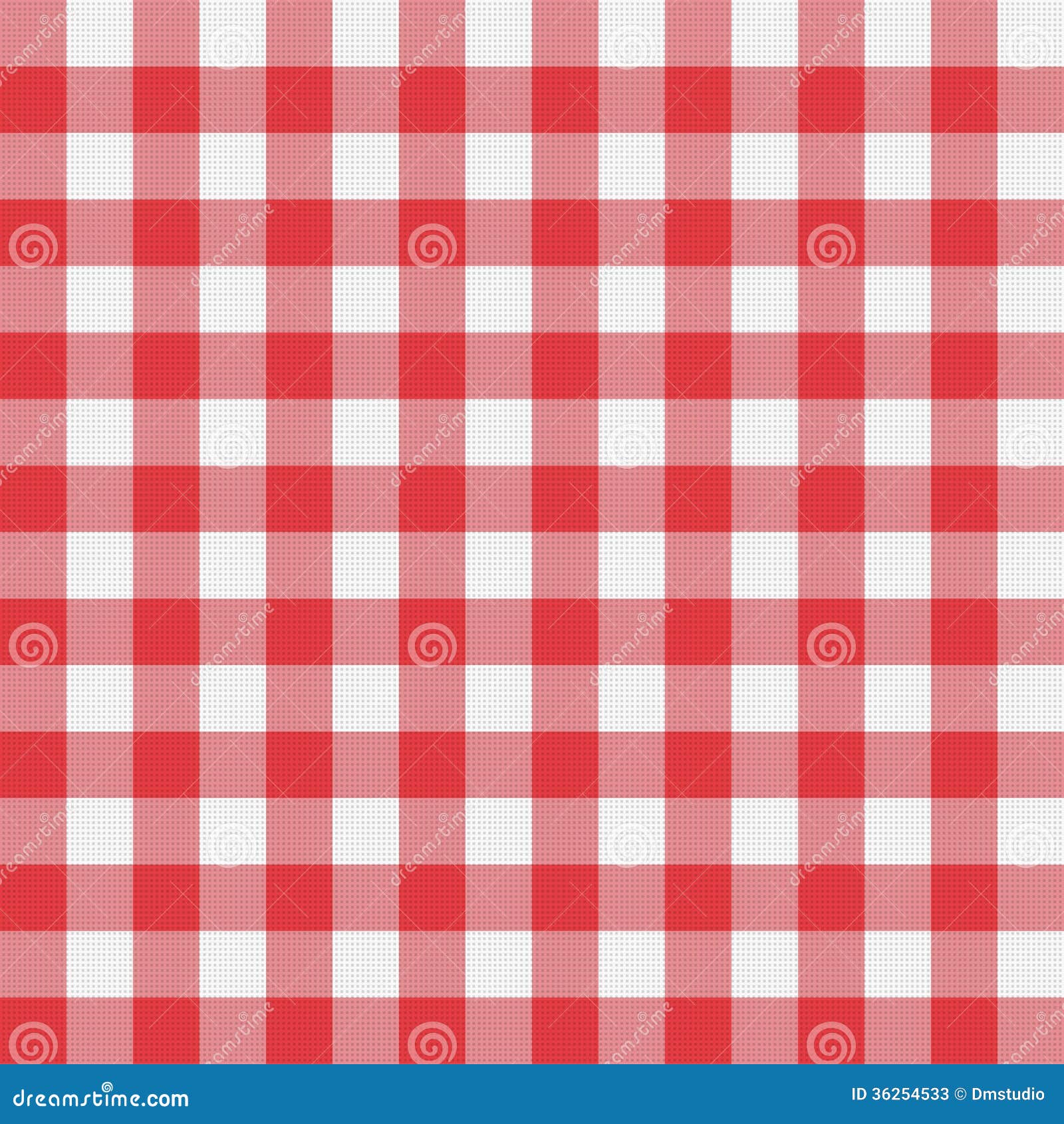 Vector Picnic Tablecloth Pattern Stock Photos - Image: 36254533