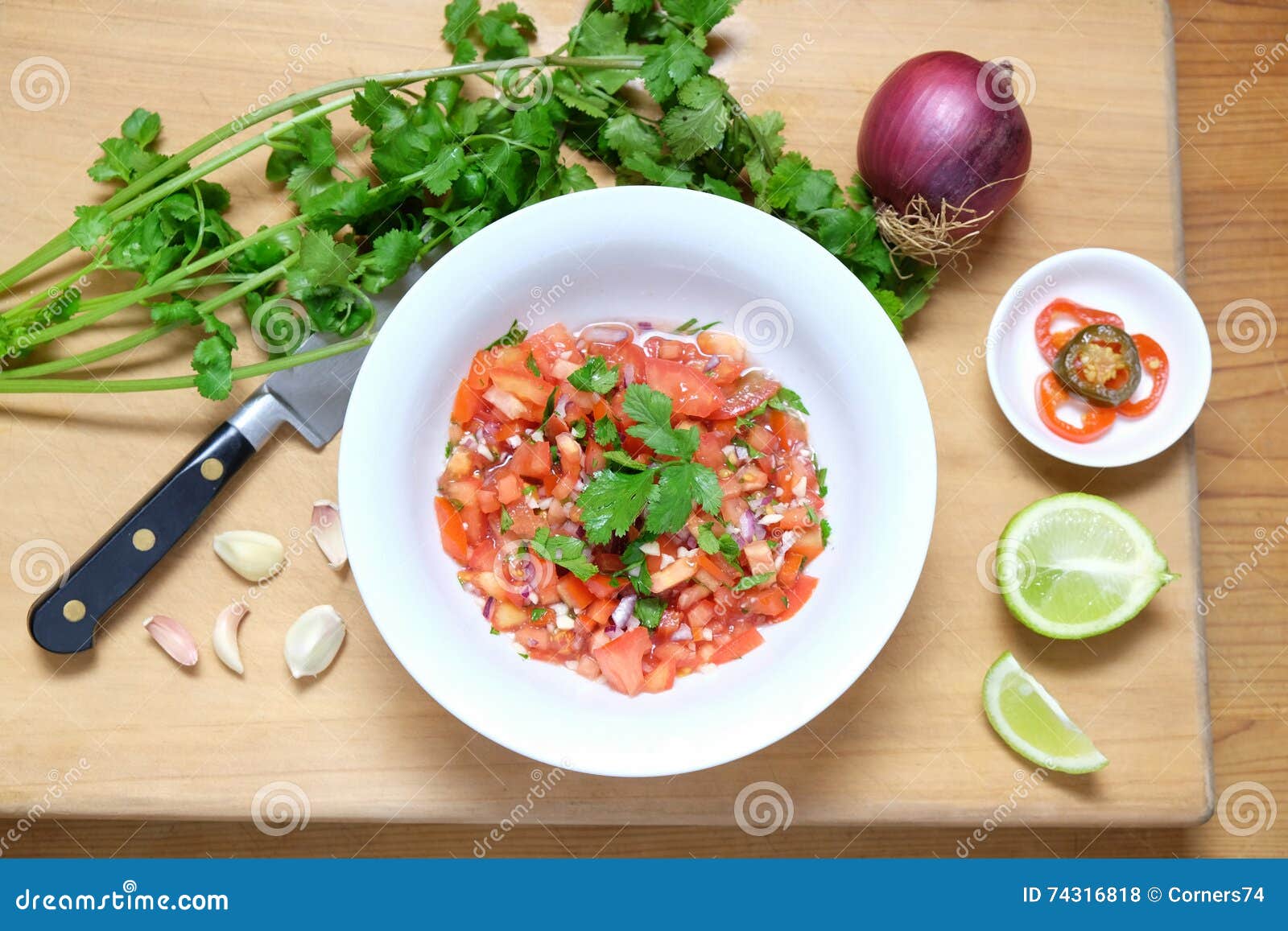 pico de gallo homemade mexican tomato salsa