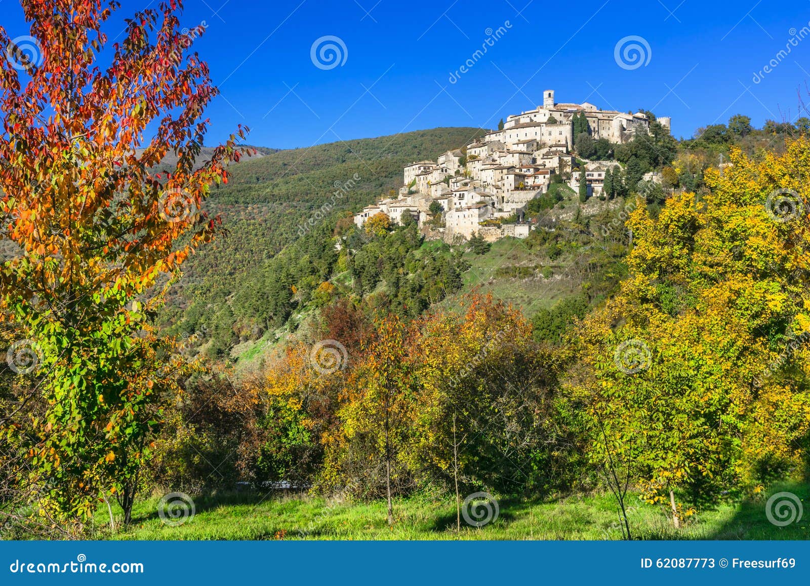 pictorial villages of ialy - labro in rieti province