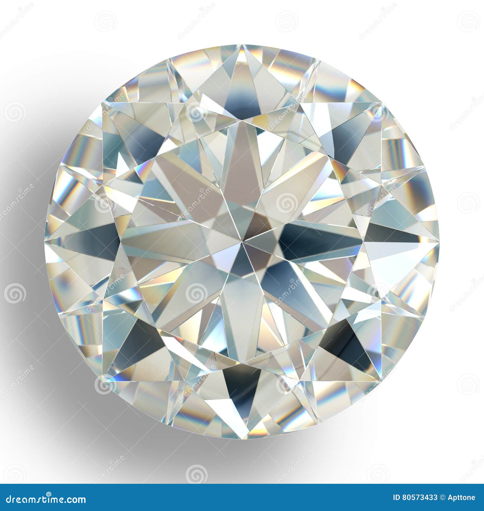 picture diamond jewel on white background. beautiful sparkling shining round  emerald image.