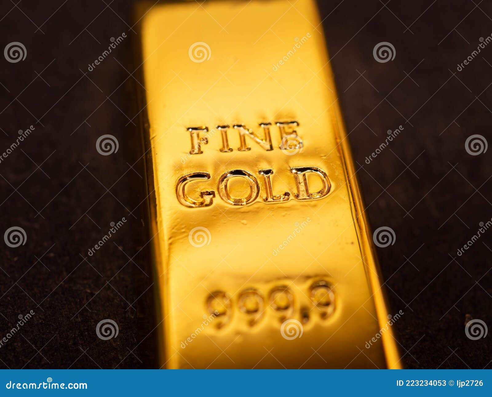 Picture of Fine Gold 999.9 Bar Stock Image Image of piles, precious 223234053
