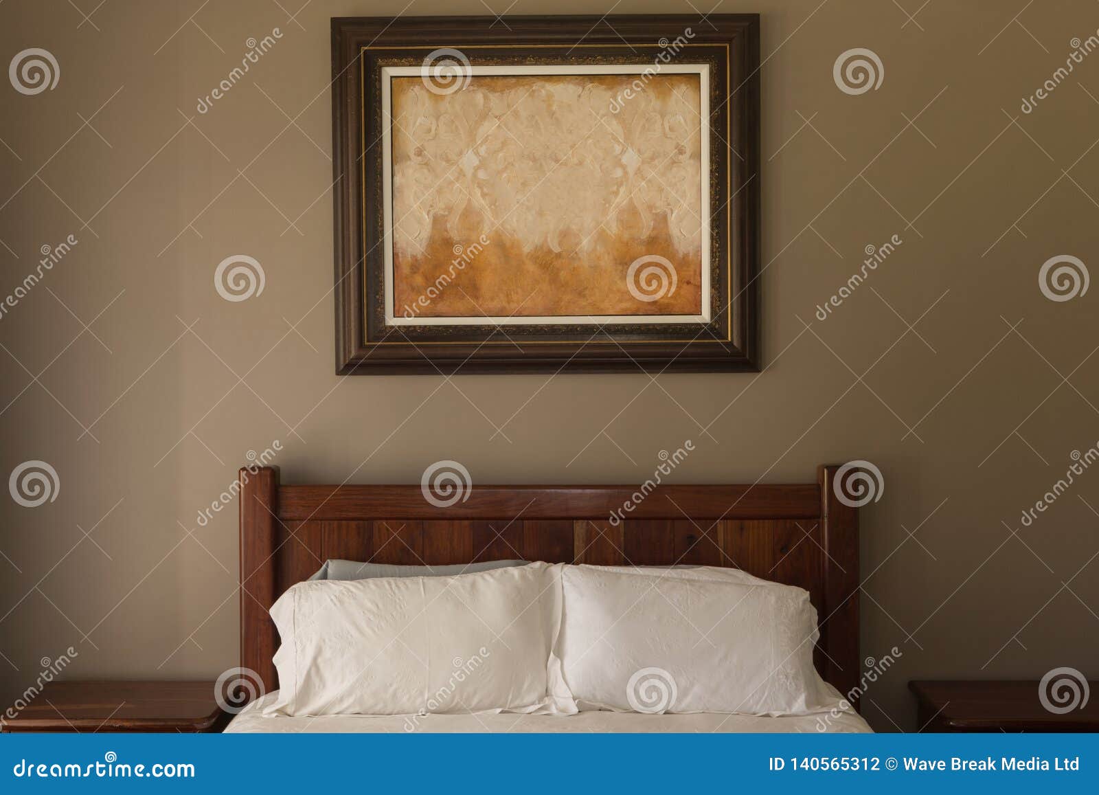 Picture Frame in Bedroom at Home Stock Photo Image of house, frame