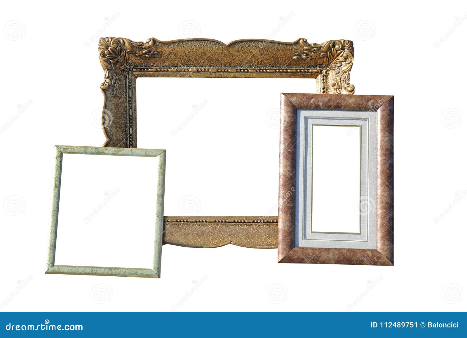 Picture Frames stock image. Image of object, vintage 112489751