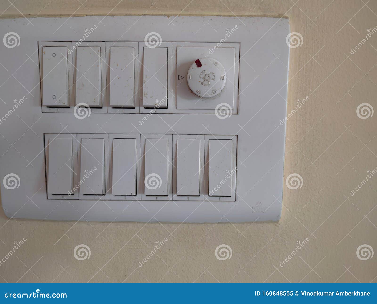 Picture of Indian Style of Electrical Switches Stock Image Image of