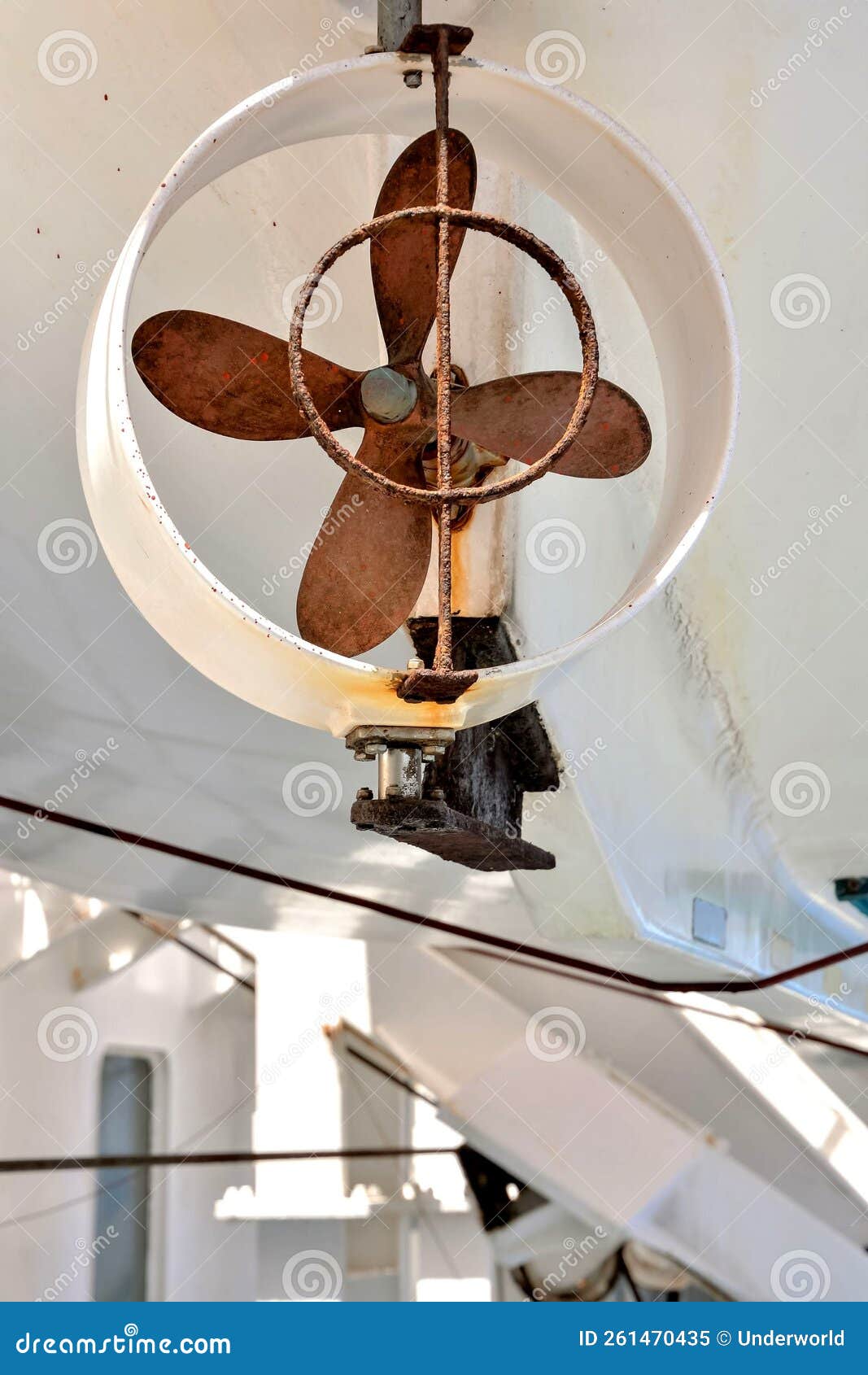 Helix Propeller stock image. Image of propeller, marine 261470435