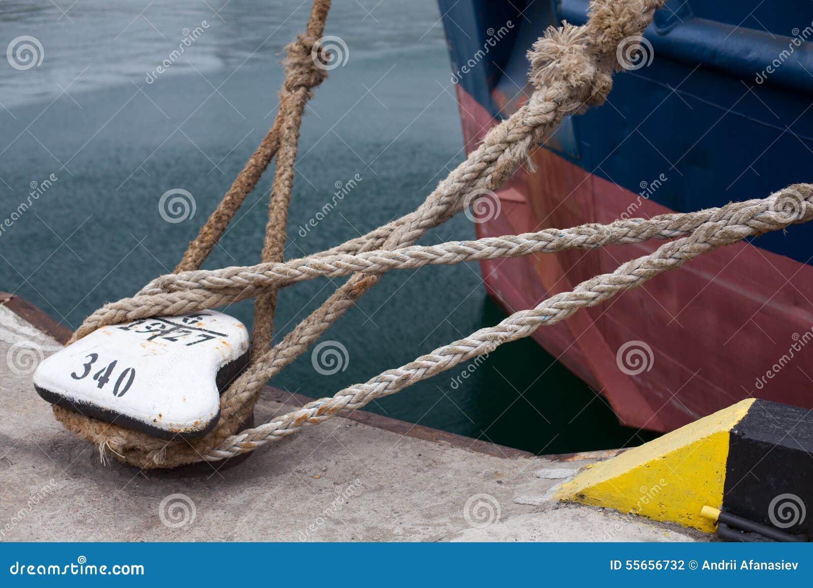 Picture of an Old Vintage Naval Rope Stock Photo Image of iron, rusty