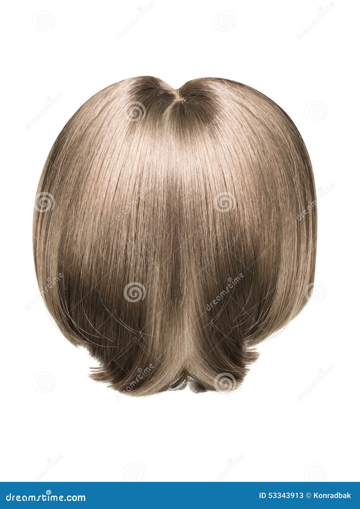 Picture Presenting a Brown Hairpiece Stock Image Image of beauty