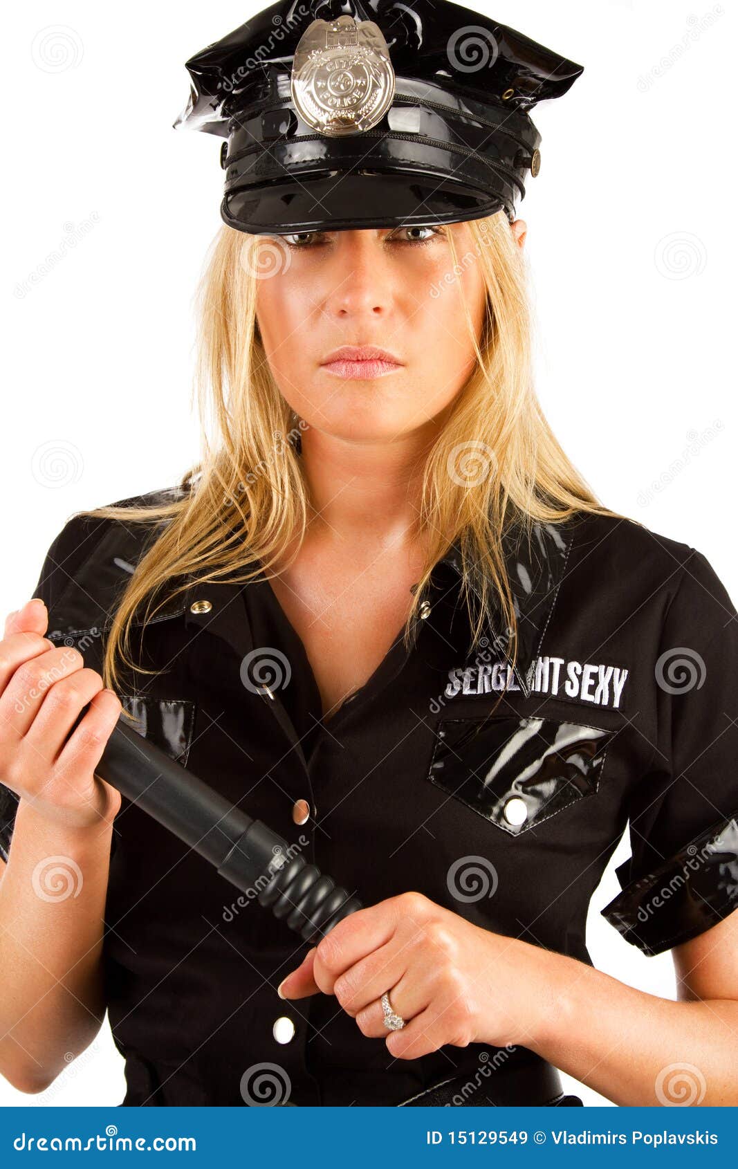 Picture Of Serious Policewoman Royalty Free Stock Images - Image: 15129549