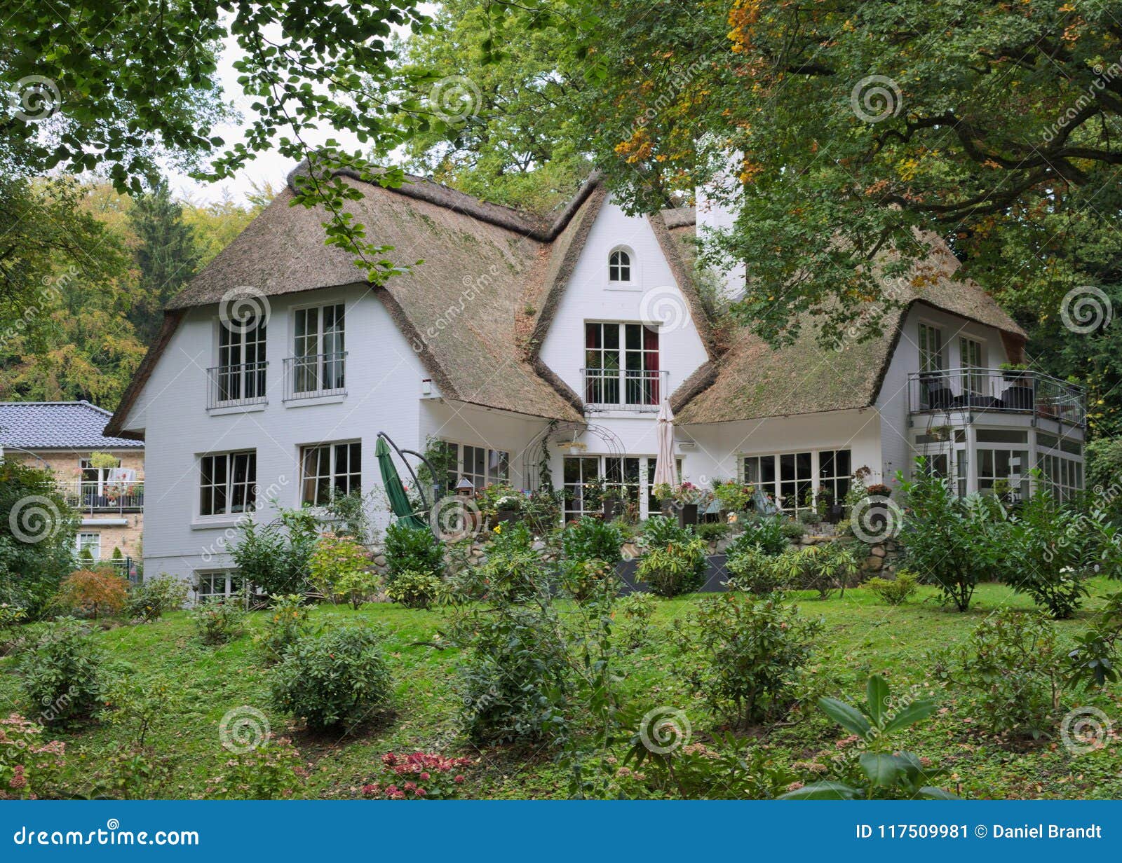 Traditional Country House Northern Germany Stock Image Image Of Hidden Rich